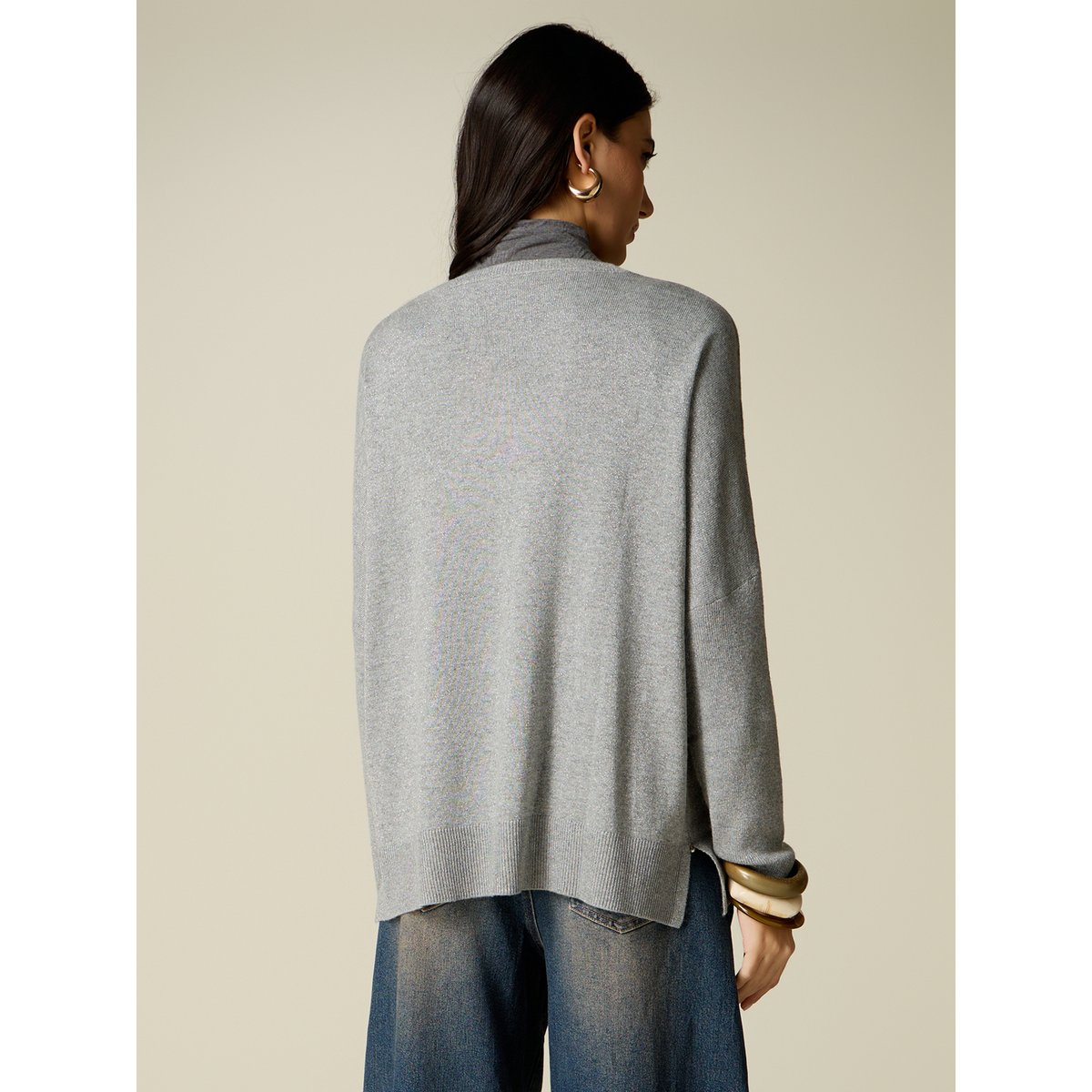 Pull oversize gris, OLTRE