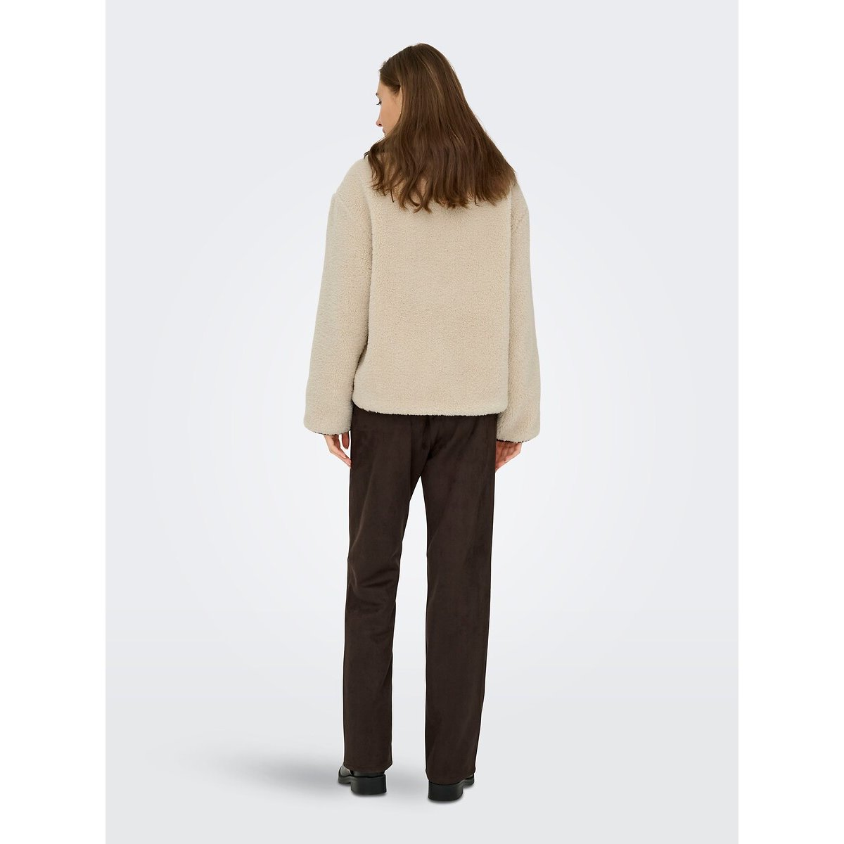 Sherpa Button-Up Coat beige, JDY