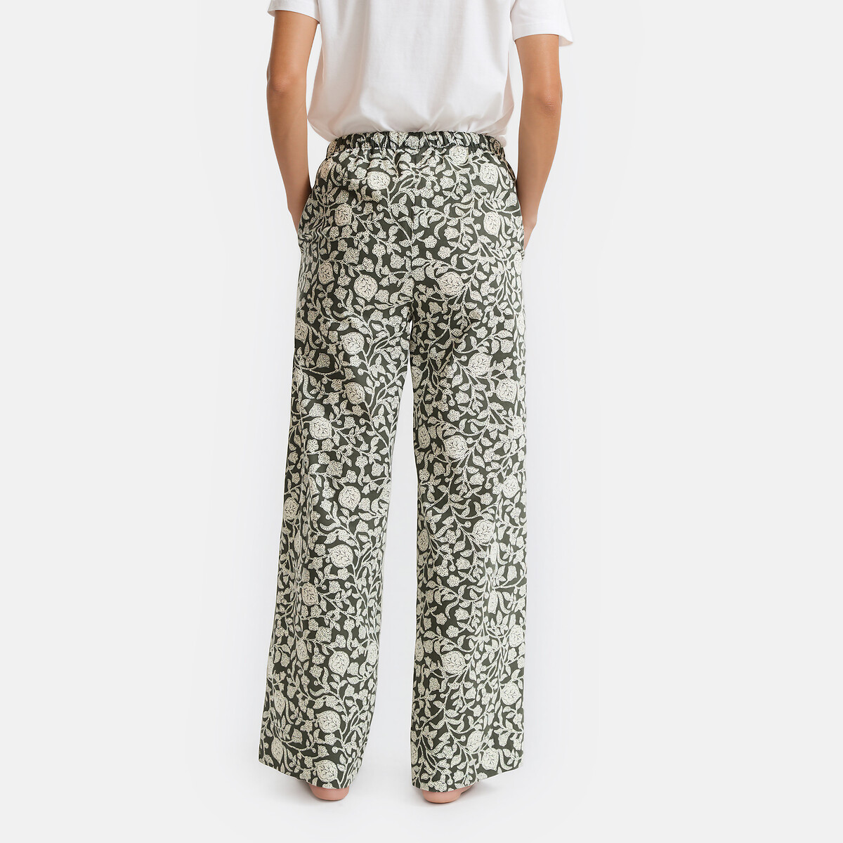 Pantalon de pyjama popeline, imprimé indienne imprimé, LA REDOUTE COLLECTIONS