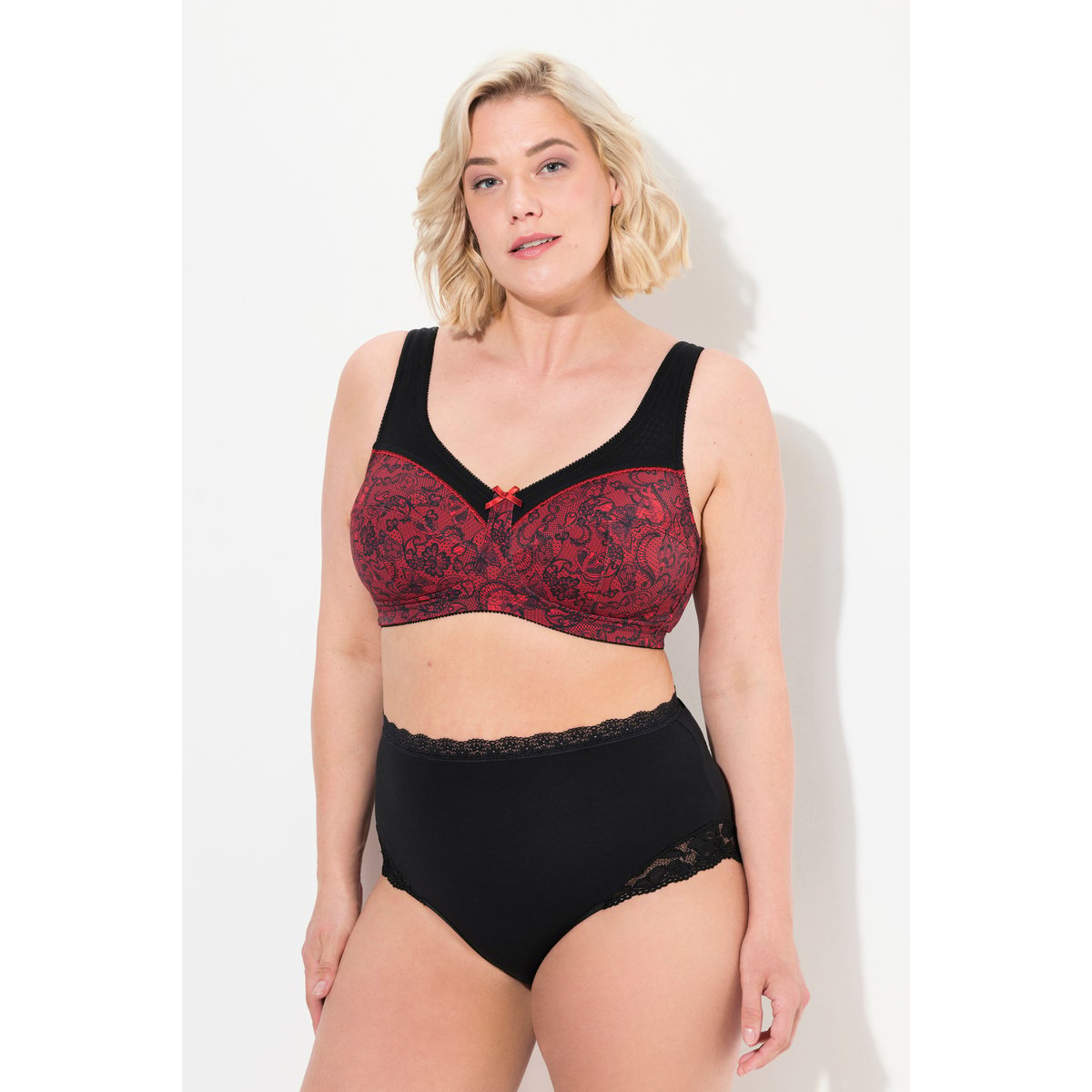 Soutien-gorge de maintien, sans armatures noir, ULLA POPKEN