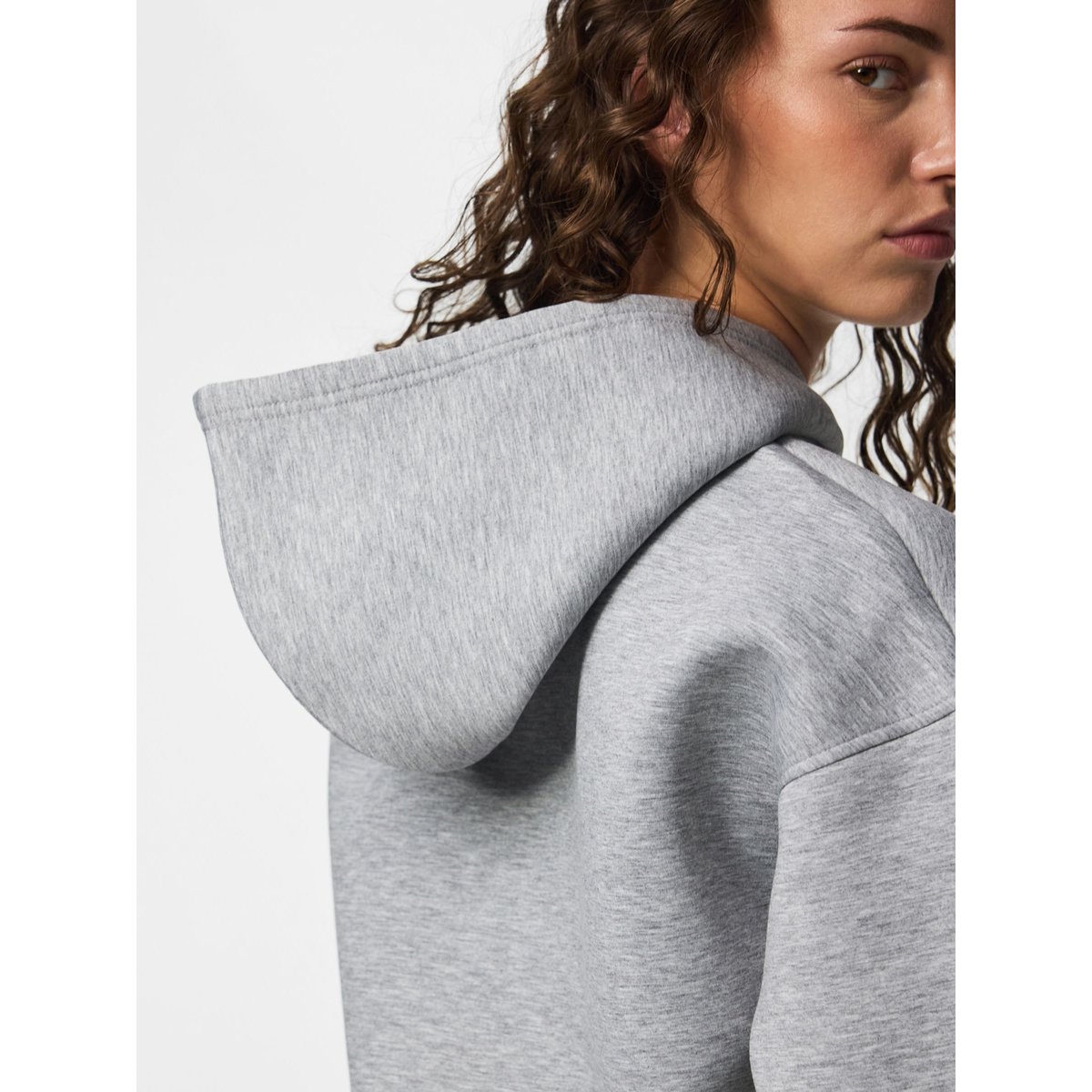 Sweat À Capuche gris - light grey melange, PIECES