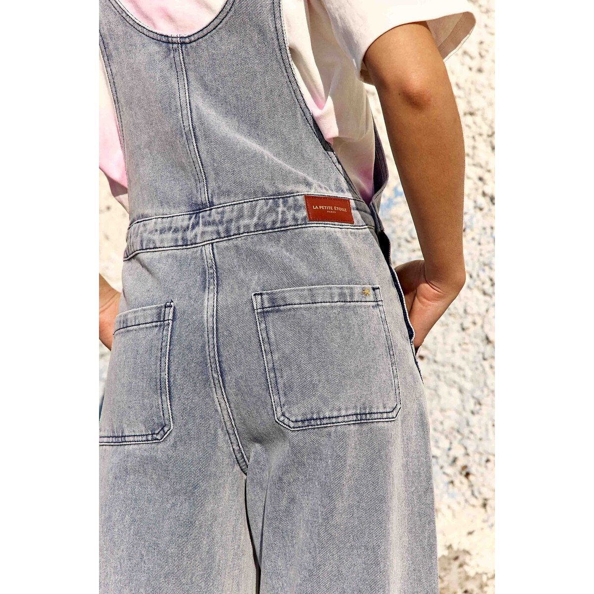 Salopette en denim, LATOU bleu jean, LA PETITE ETOILE