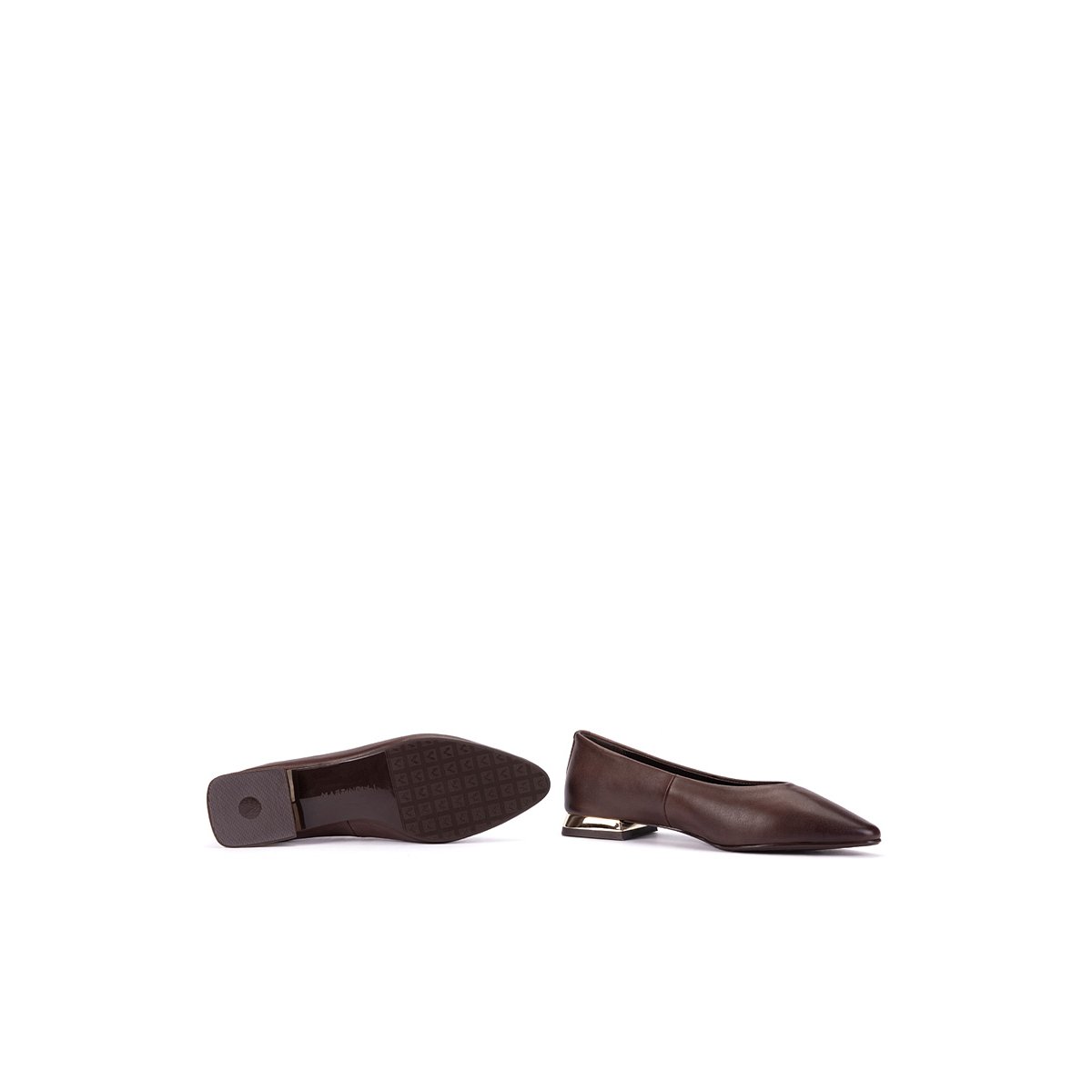 Ballerines cuir Vescia olmo, MARTINELLI