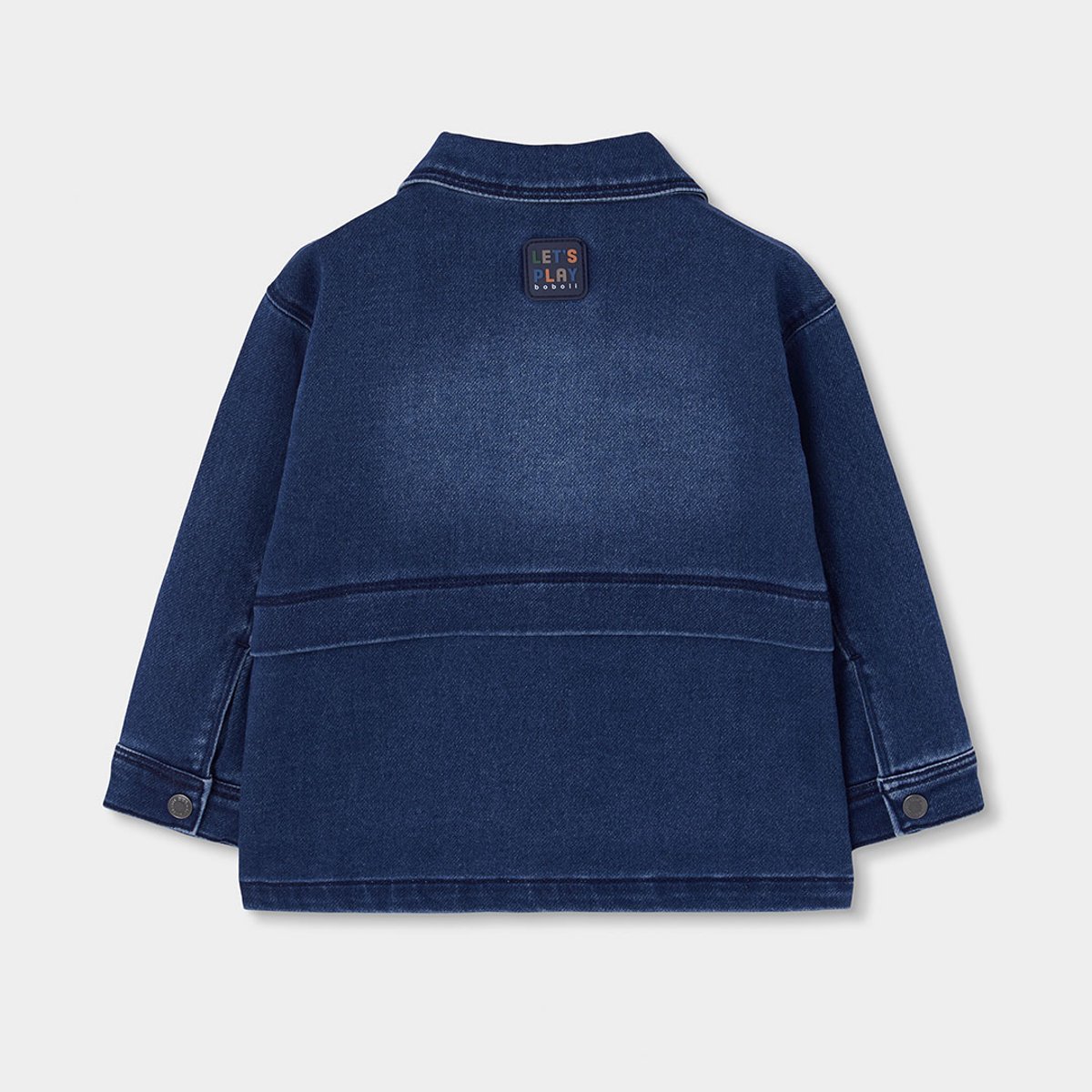 Surchemise denim garçon Game On bleu, BOBOLI