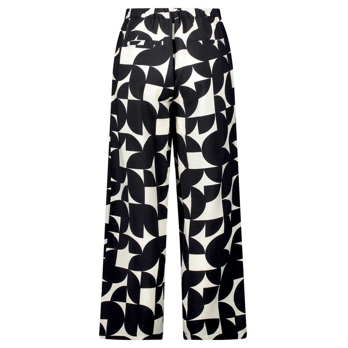 Pantalon à enfiler à imprimé noir/blanc, BETTY & CO
