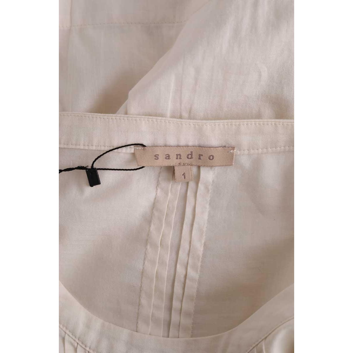 Blouse - Très Bon État blanc, SANDRO