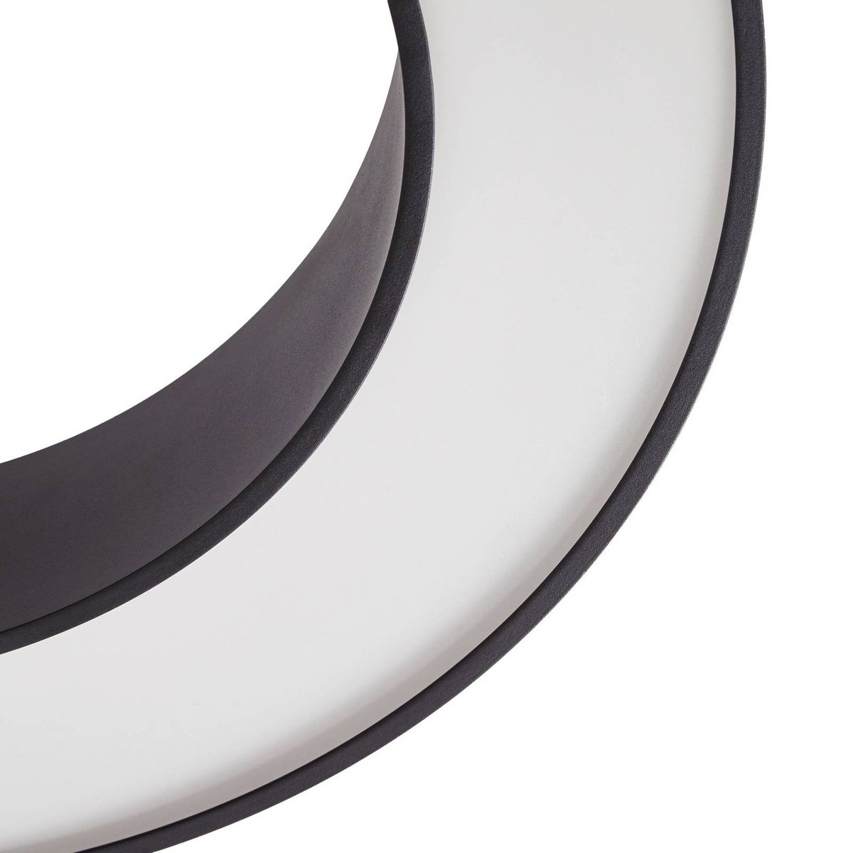 Plafonnier en aluminium moderneLED, Sharelyn noir, ARCCHIO