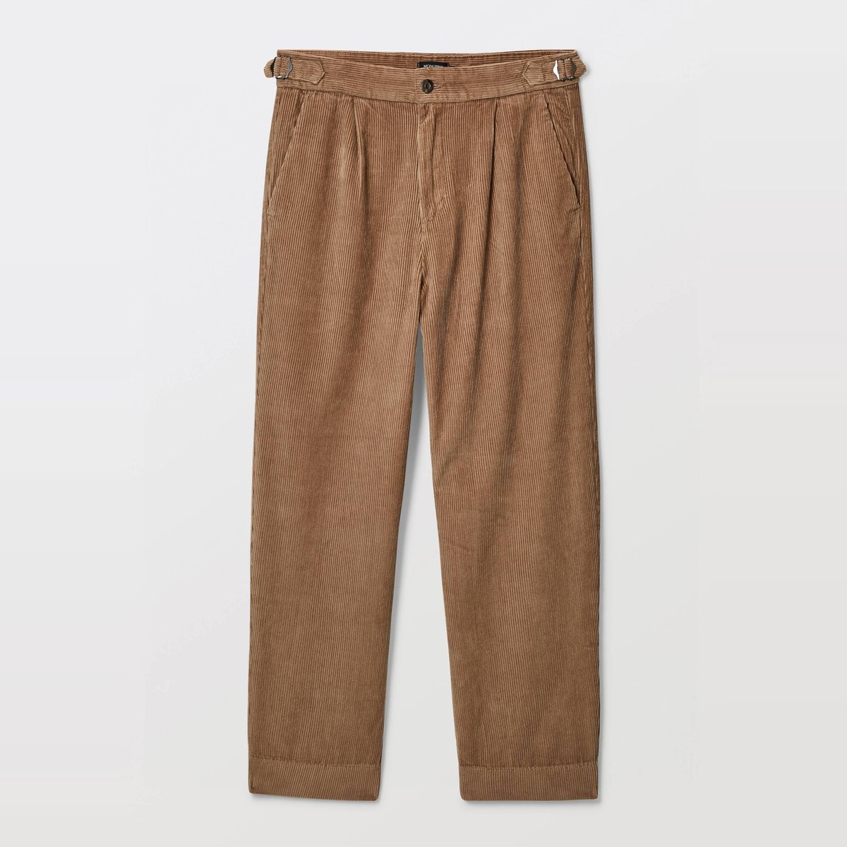Pantalon velours en coton houblon, MONOPRIX