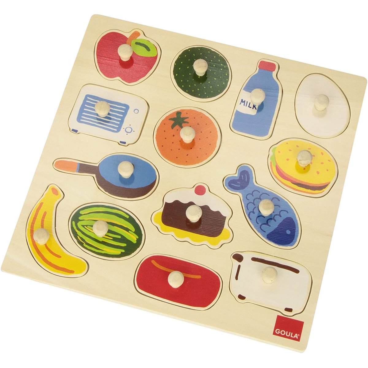 Puzzle Dedans Dehors beige, GOULA