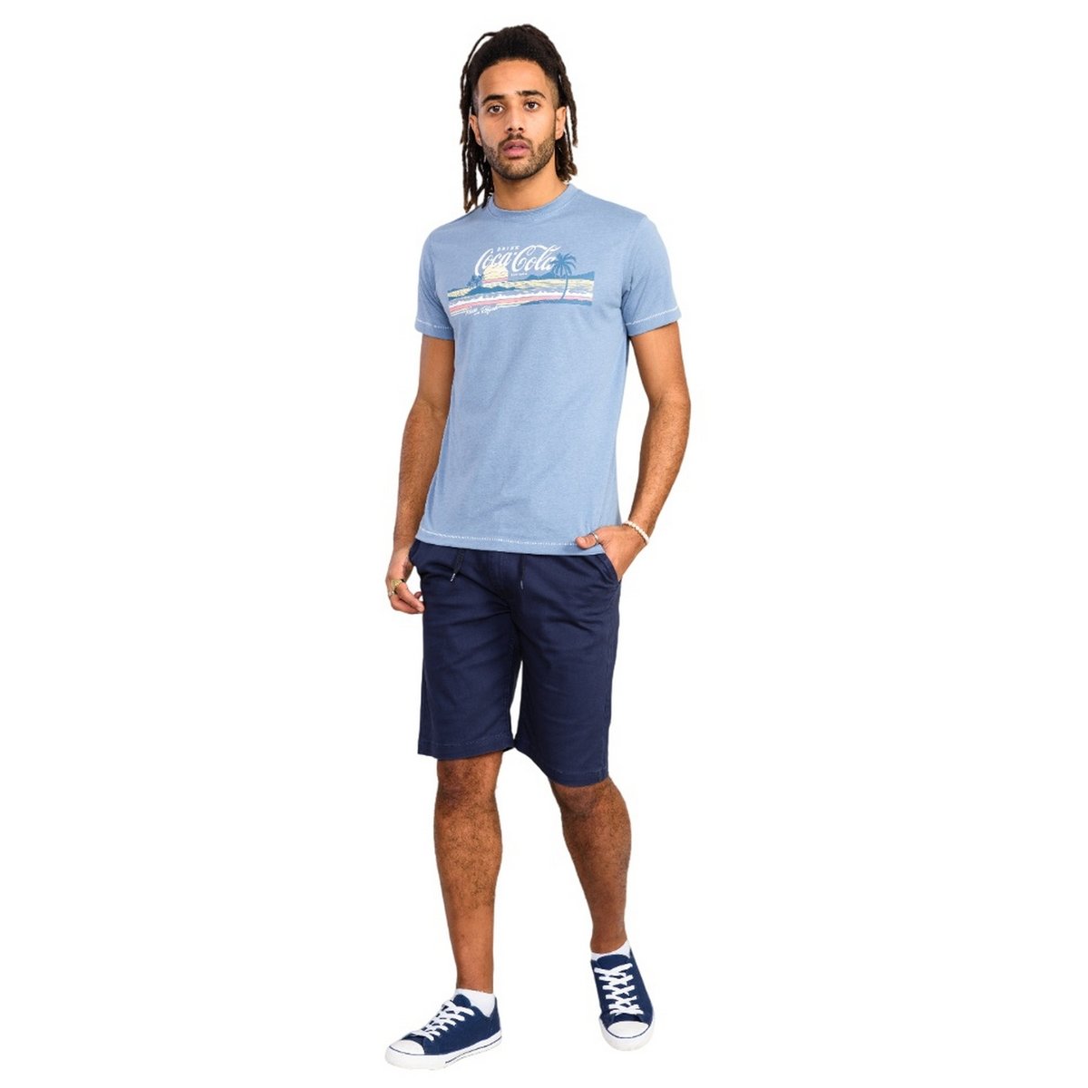 T-shirt manches courtes motif/style imprimé NORFOLK denim, DUKE