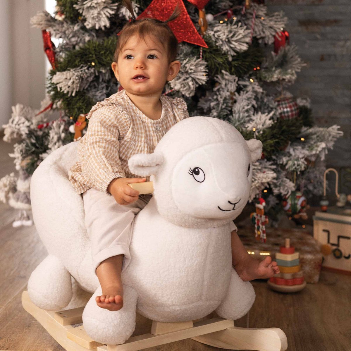 Bascule Wooly le mouton blanco, TROIS KILOS SEPT