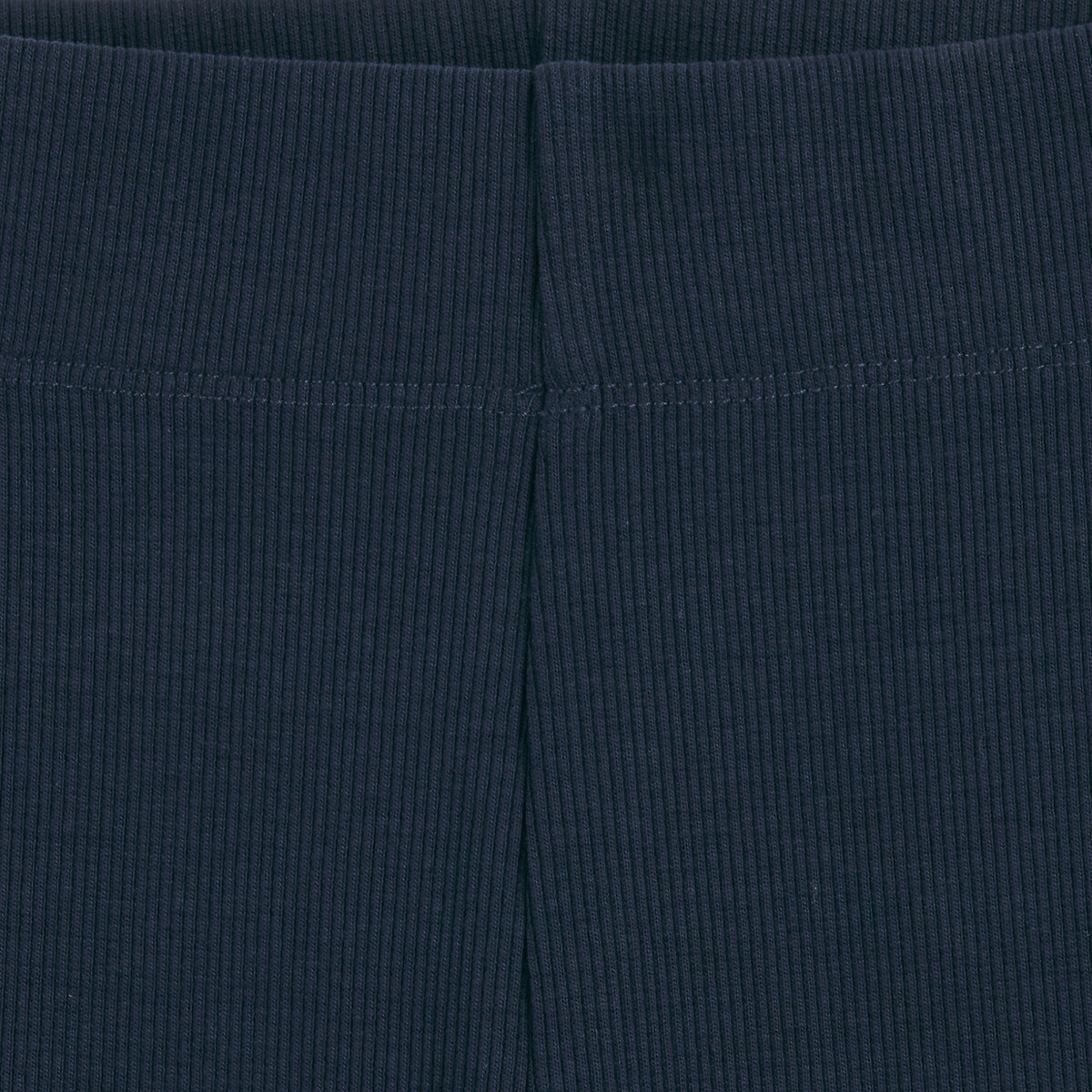 Lot de 2 leggings évasés, en côtes noir + bleu marine, LA REDOUTE COLLECTIONS
