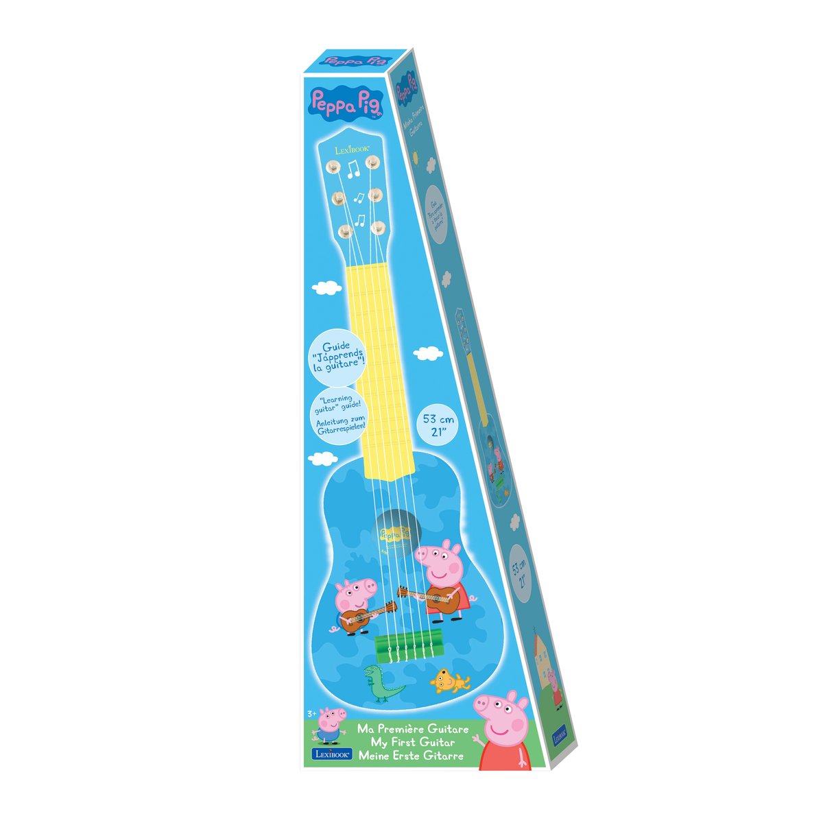 Ma première guitare Peppa Pig bleu, LEXIBOOK