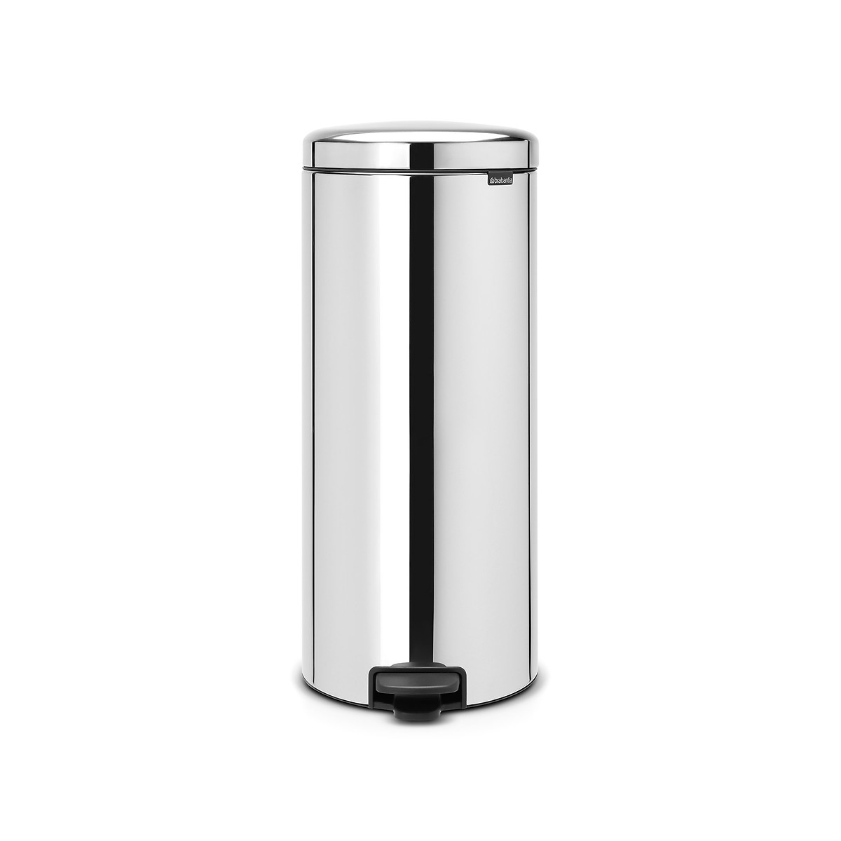 Poubelle de cuisine à pédale newlcon 30L 114366 inox, BRABANTIA