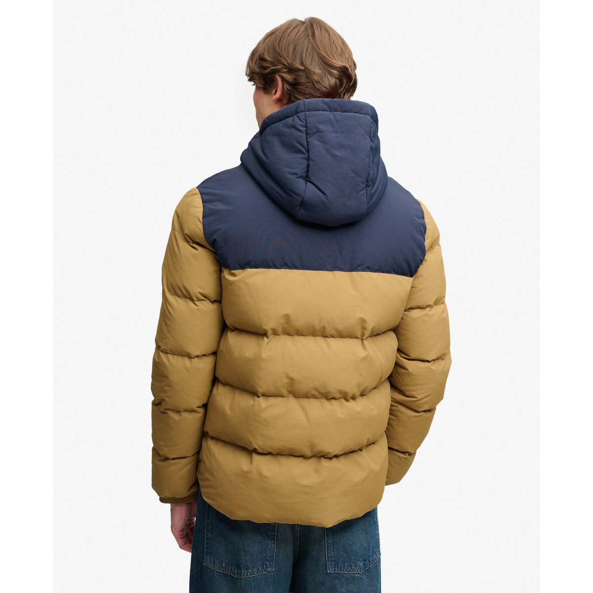 Doudoune Everest Colour Block doré dull, SUPERDRY