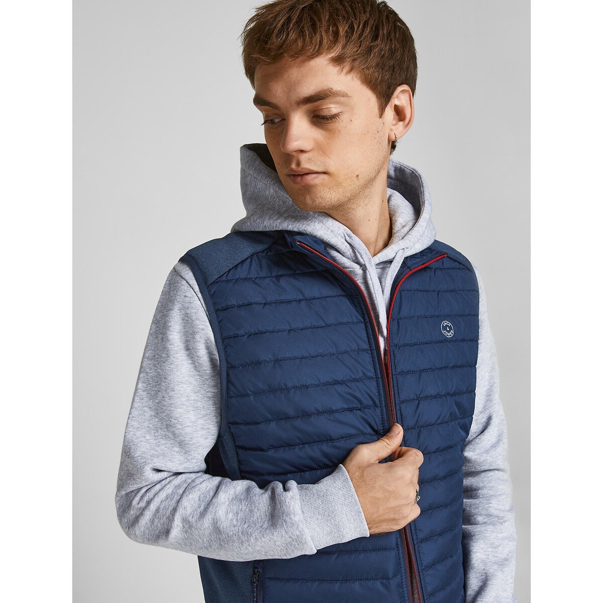 Doudoune sans manches légère Multi bleu marine, JACK & JONES