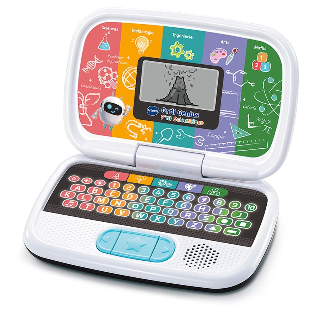 Ordinateur enfant Ordi Genius P'tit scientifique couleur unique, VTECH