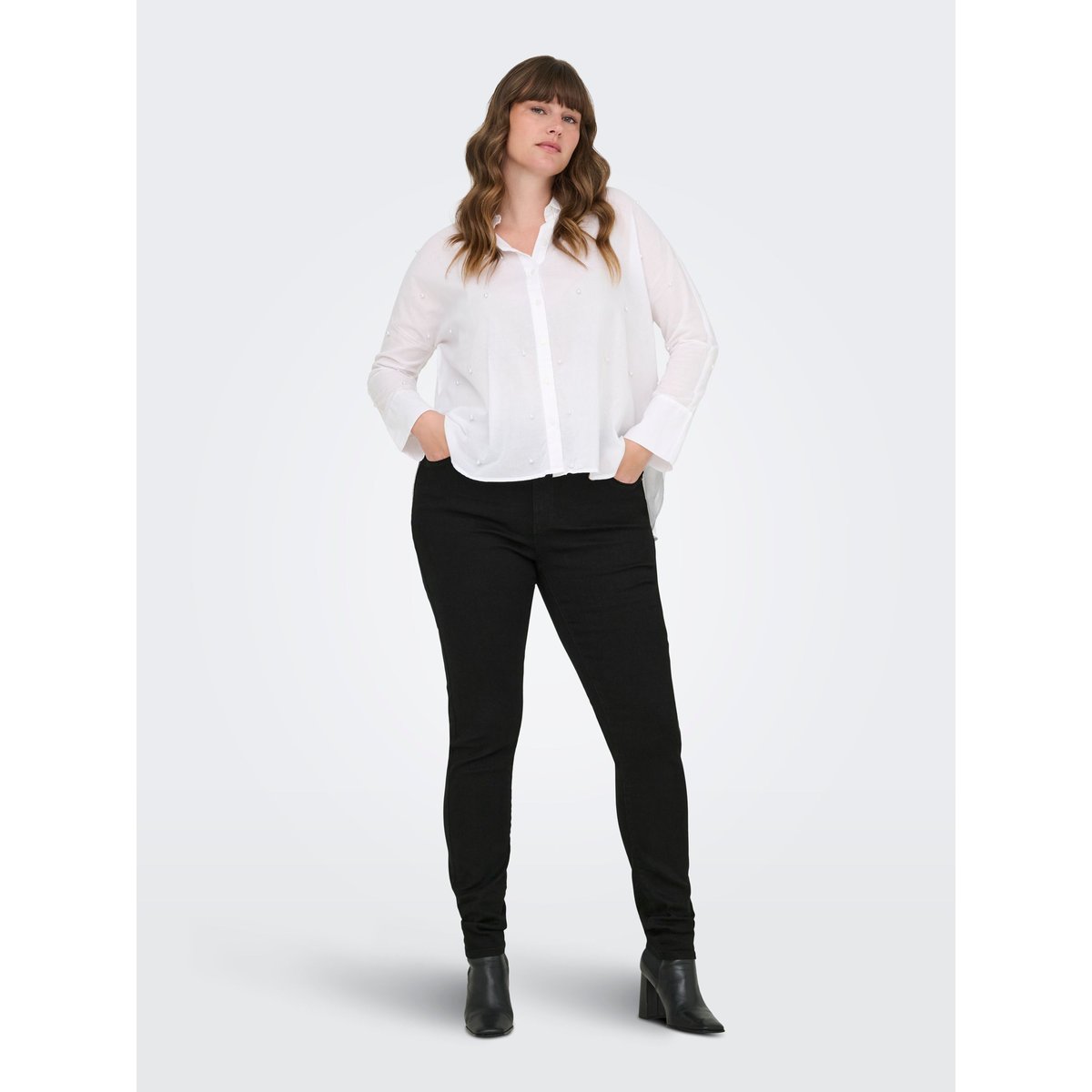 Jean Skinny black denim, ONLY CARMAKOMA
