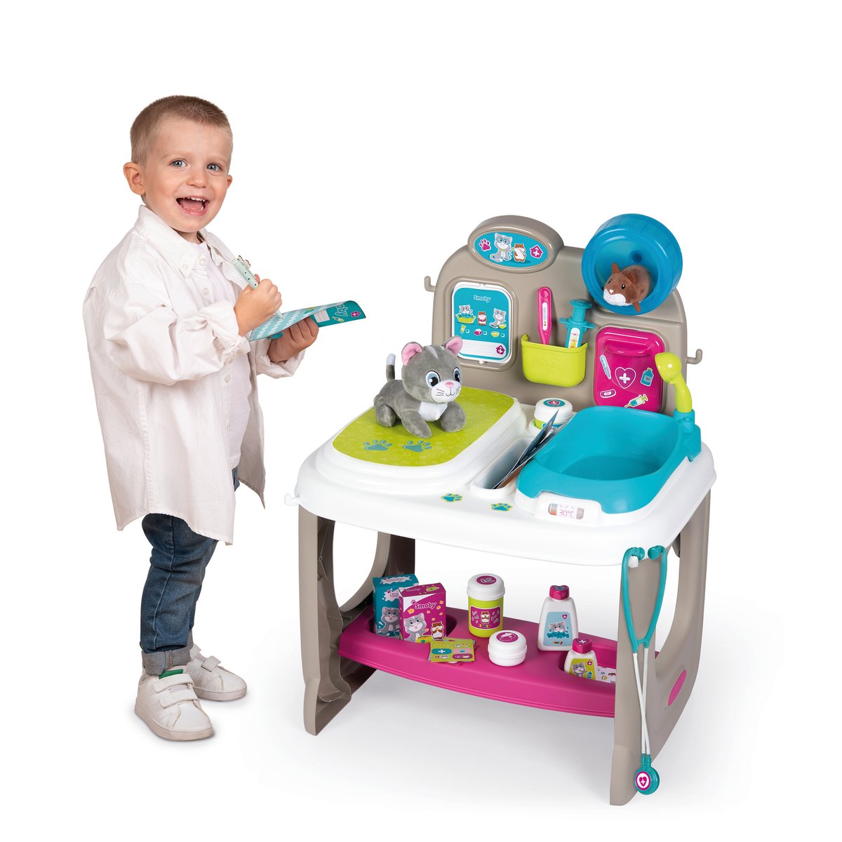 Centre veterinaire multicolore, SMOBY
