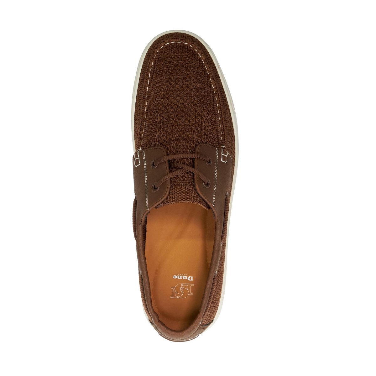 Chaussures bateau en maille - BLAIZERSS tan-fabric, DUNE LONDON
