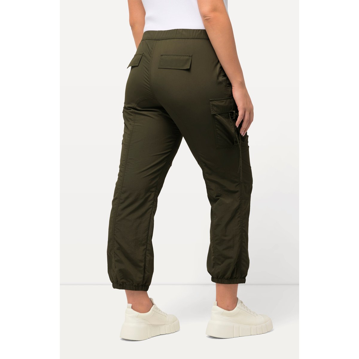 Pantalon cargo gris olive, ULLA POPKEN