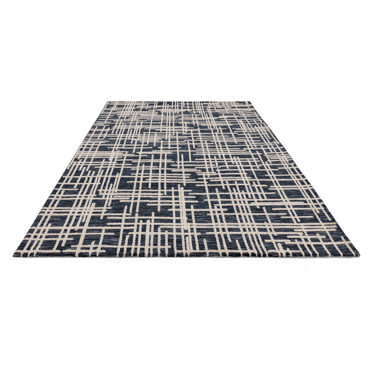 Blueprint Pattern Abstract Rug blue, ÉDITÉ