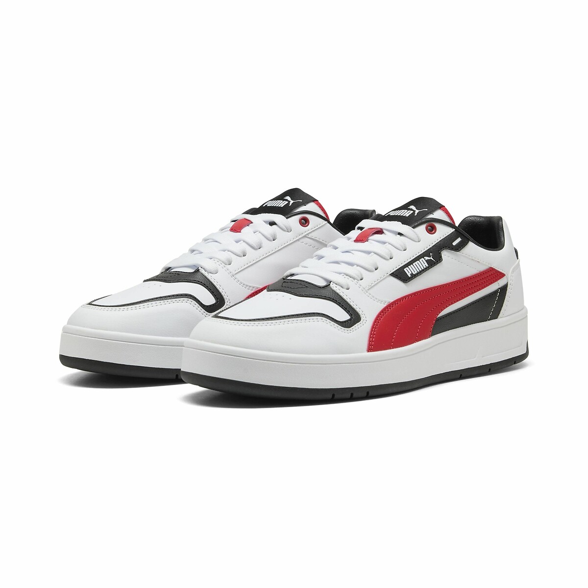 Baskets Court Classic Street blanc/rouge/noir, PUMA
