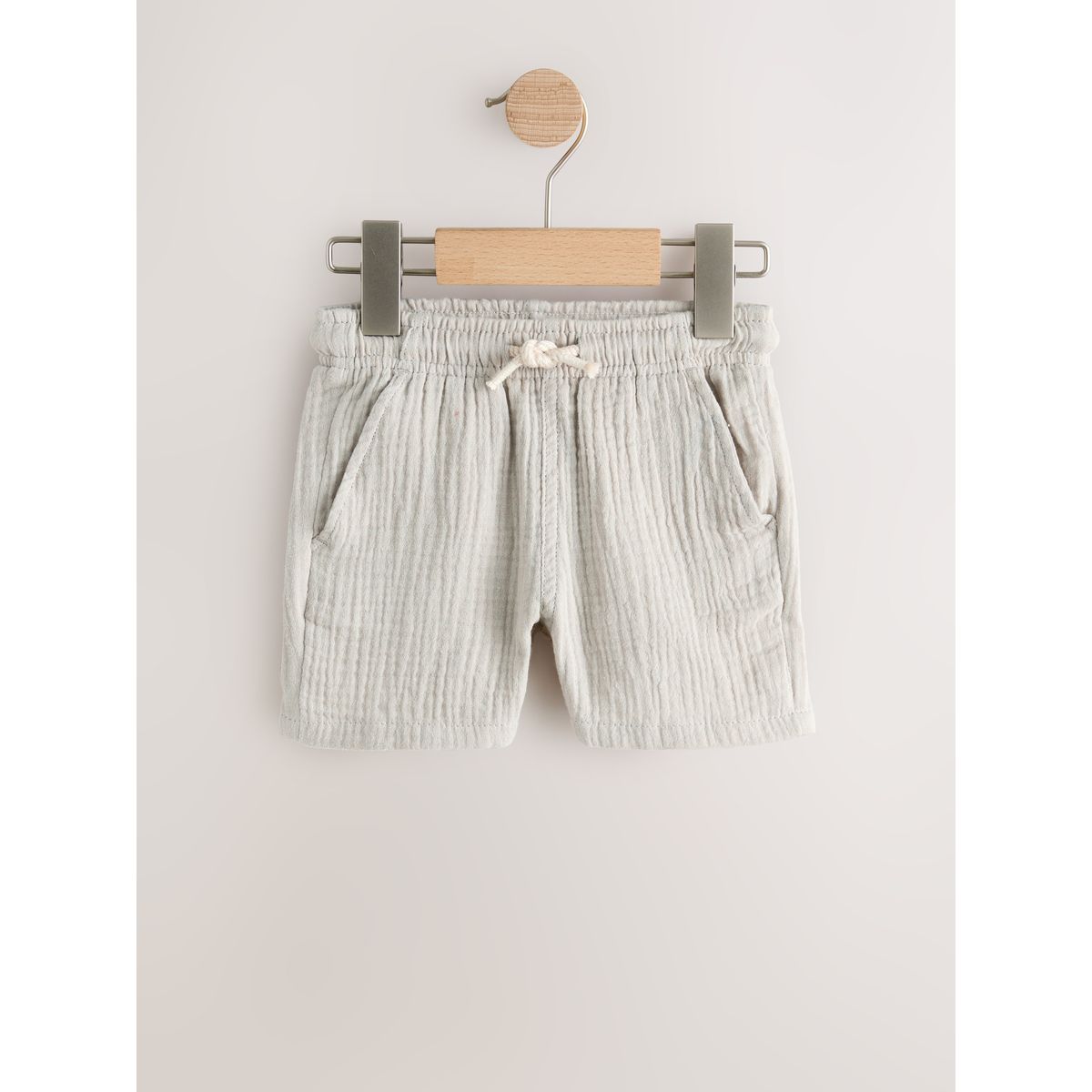 Short texturé doux à enfiler, lot de 5 neutre/marron/rouge/bleu/vert sauge, NEXT