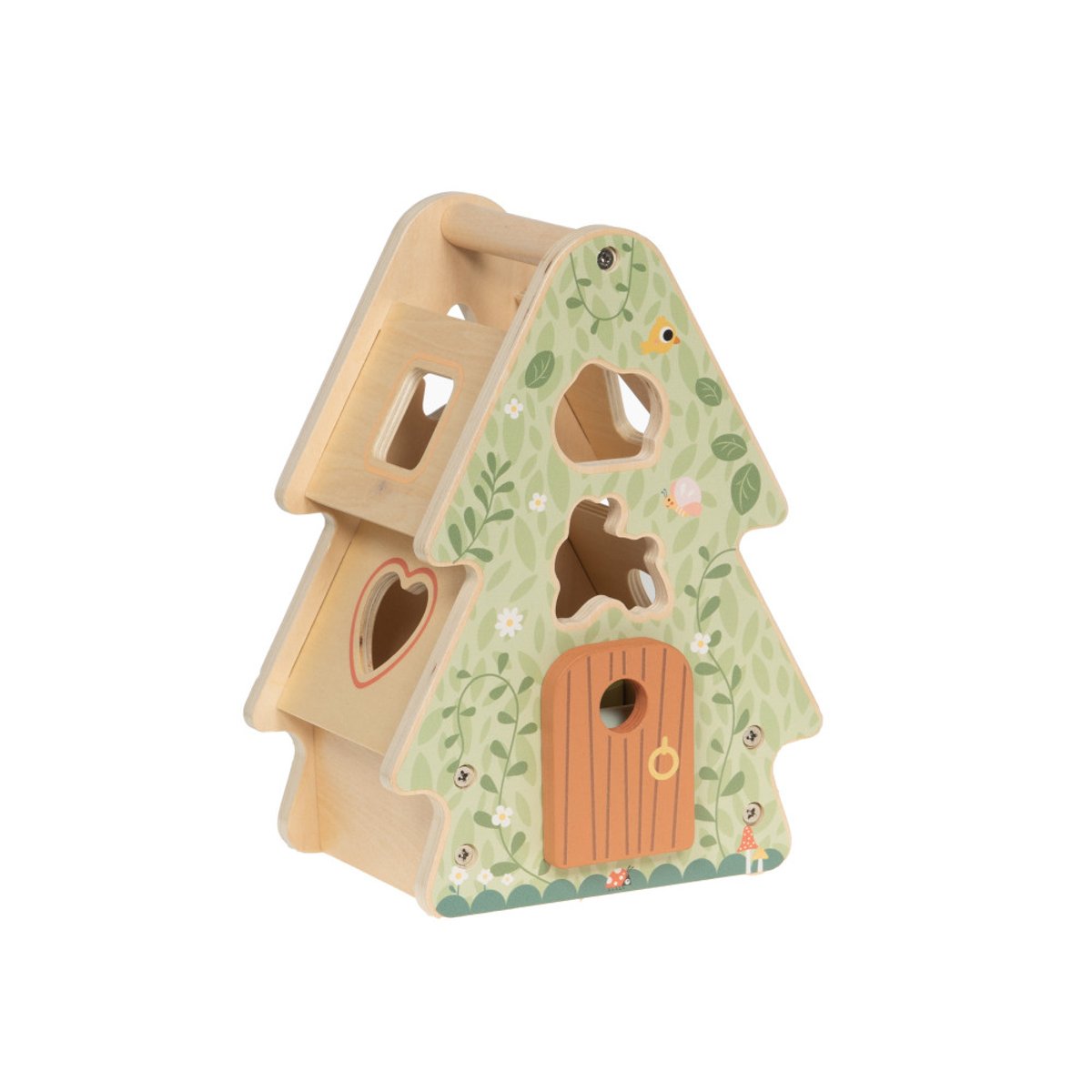 Boite à formes Forêt en bois FSC vert, AMADEUS LES PETITS
