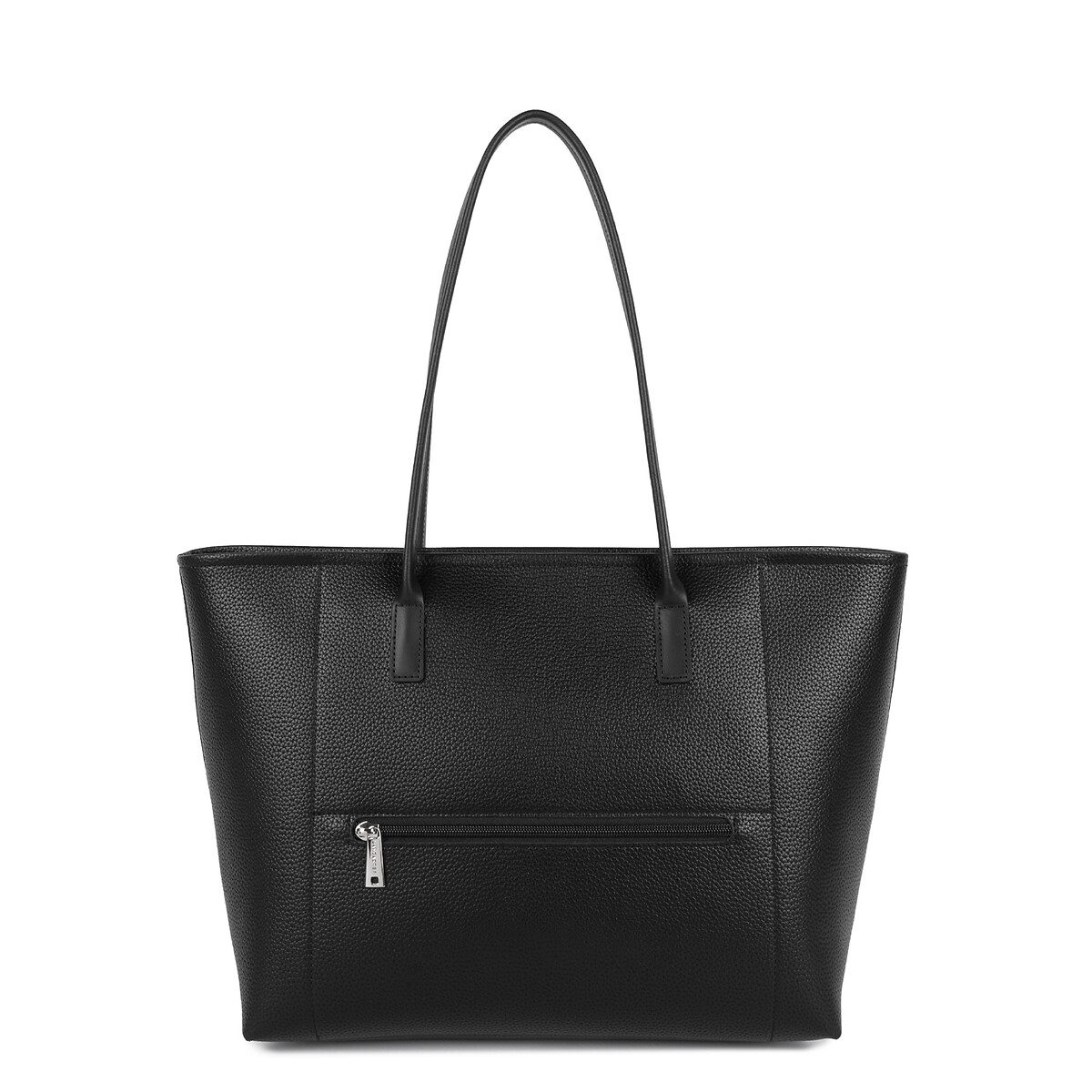 Sac cabas porté épaule zippé, MAYA DOUBLE KBA noir, LANCASTER