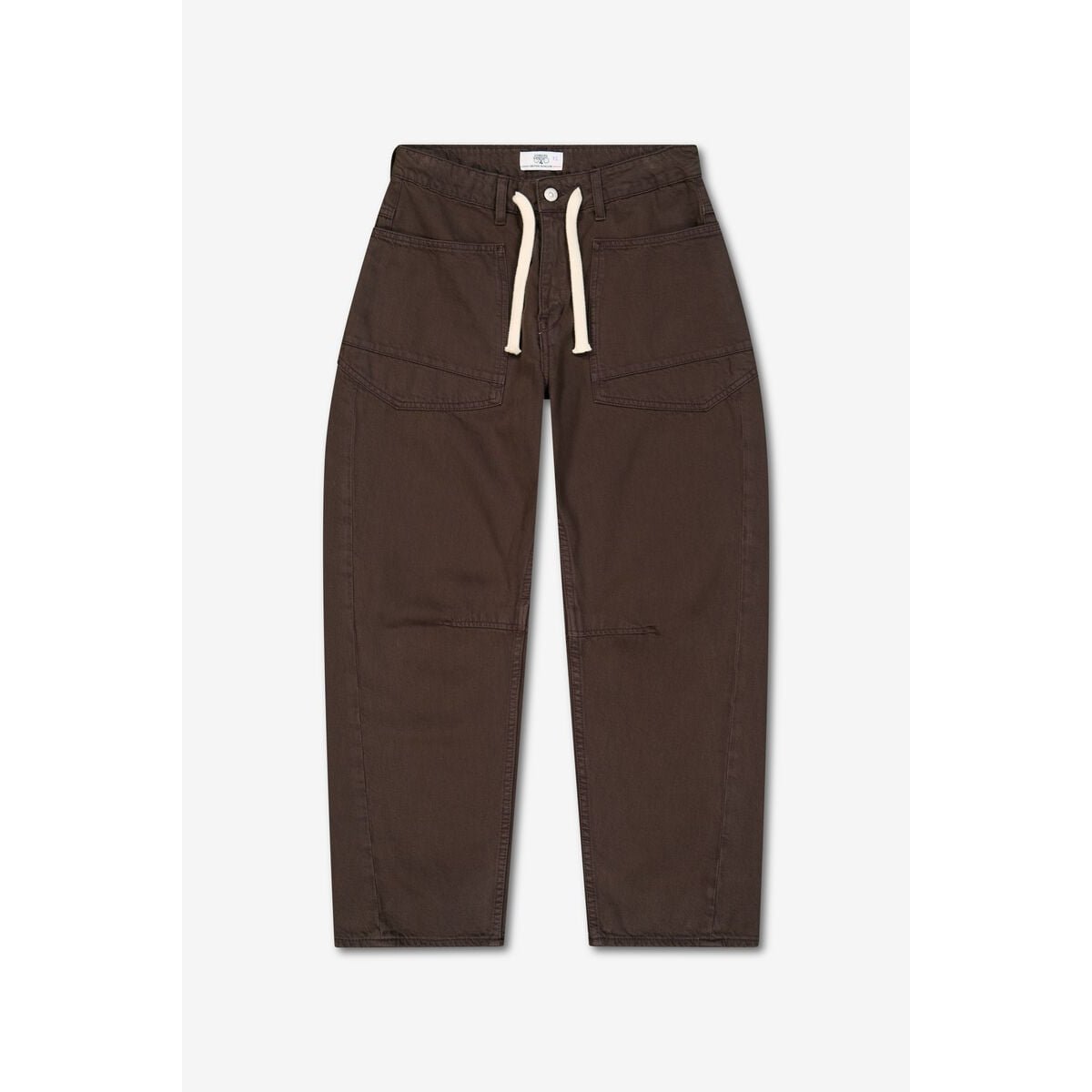 Jeans loose, large balloon , longueur 34 brown, LE TEMPS DES CERISES