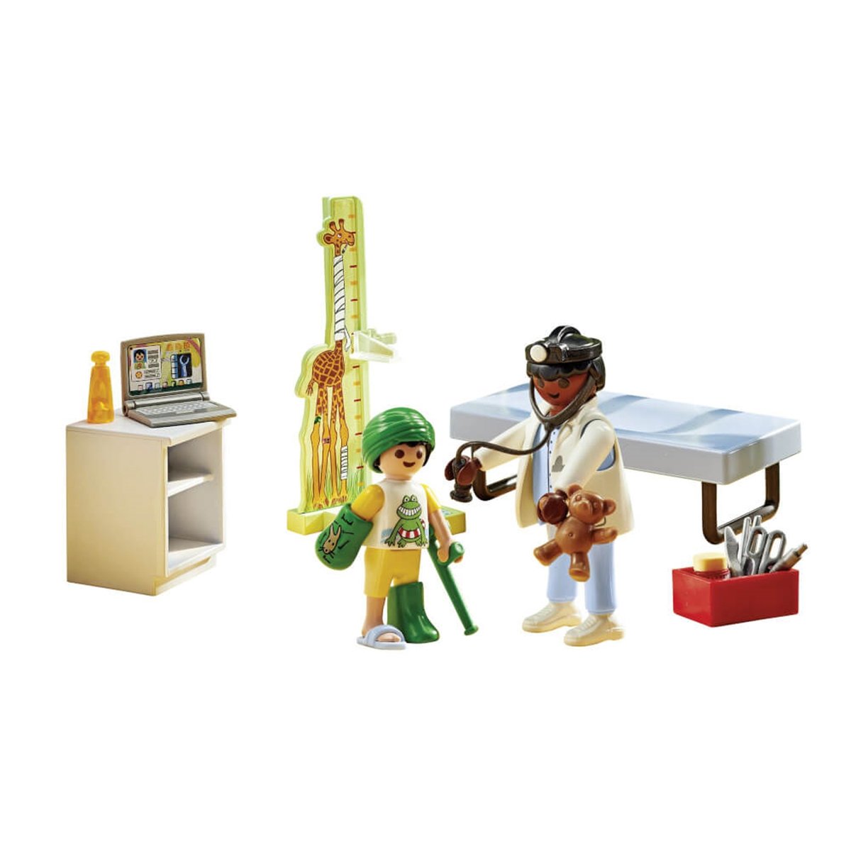 Heroes Pédiatre avec enfant multicolore, PLAYMOBIL