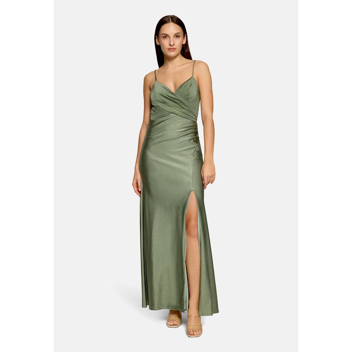 Robe de soirée au look scintillant green/green, VERA MONT