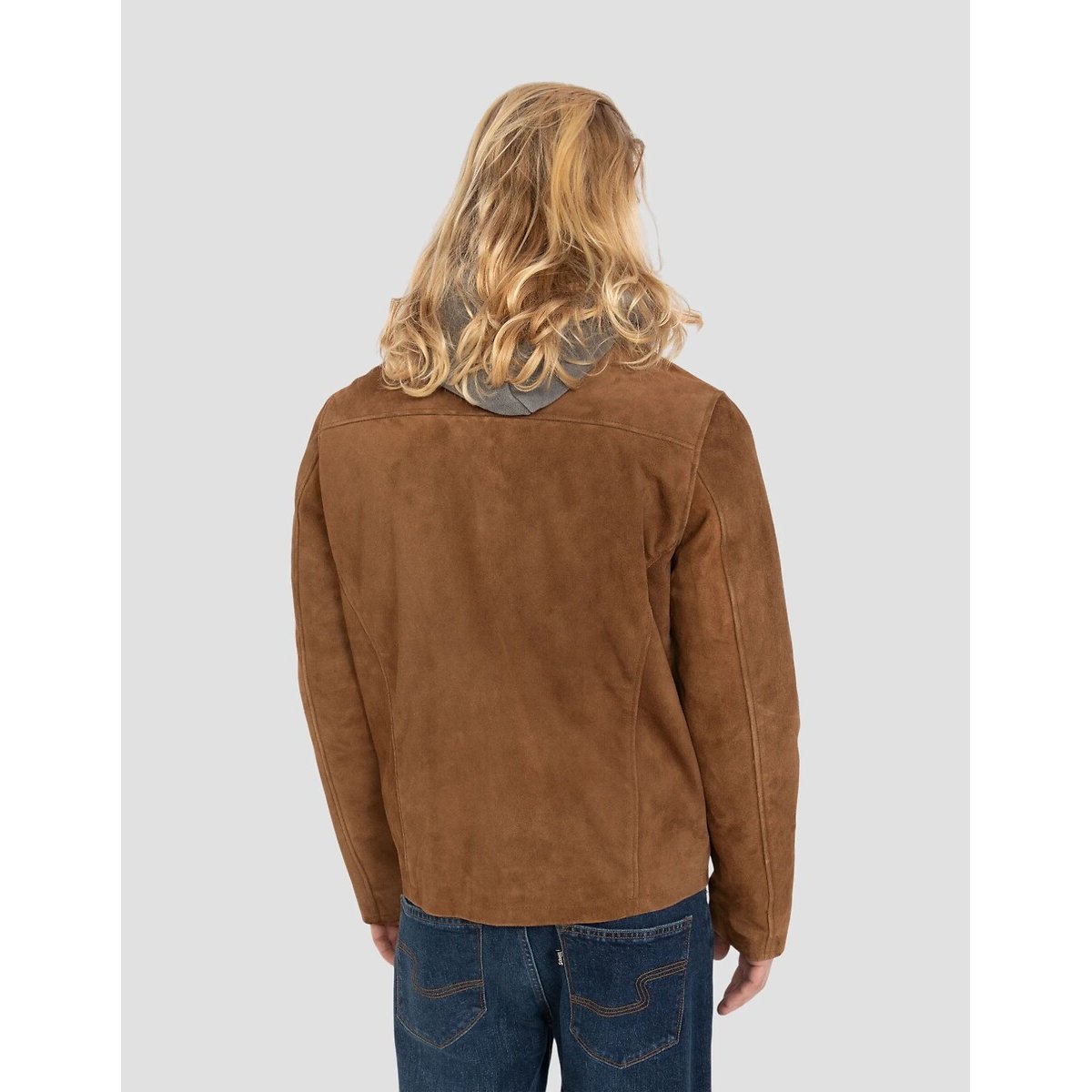 LCWORK25 Suede Utility Jacket camel, SCHOTT