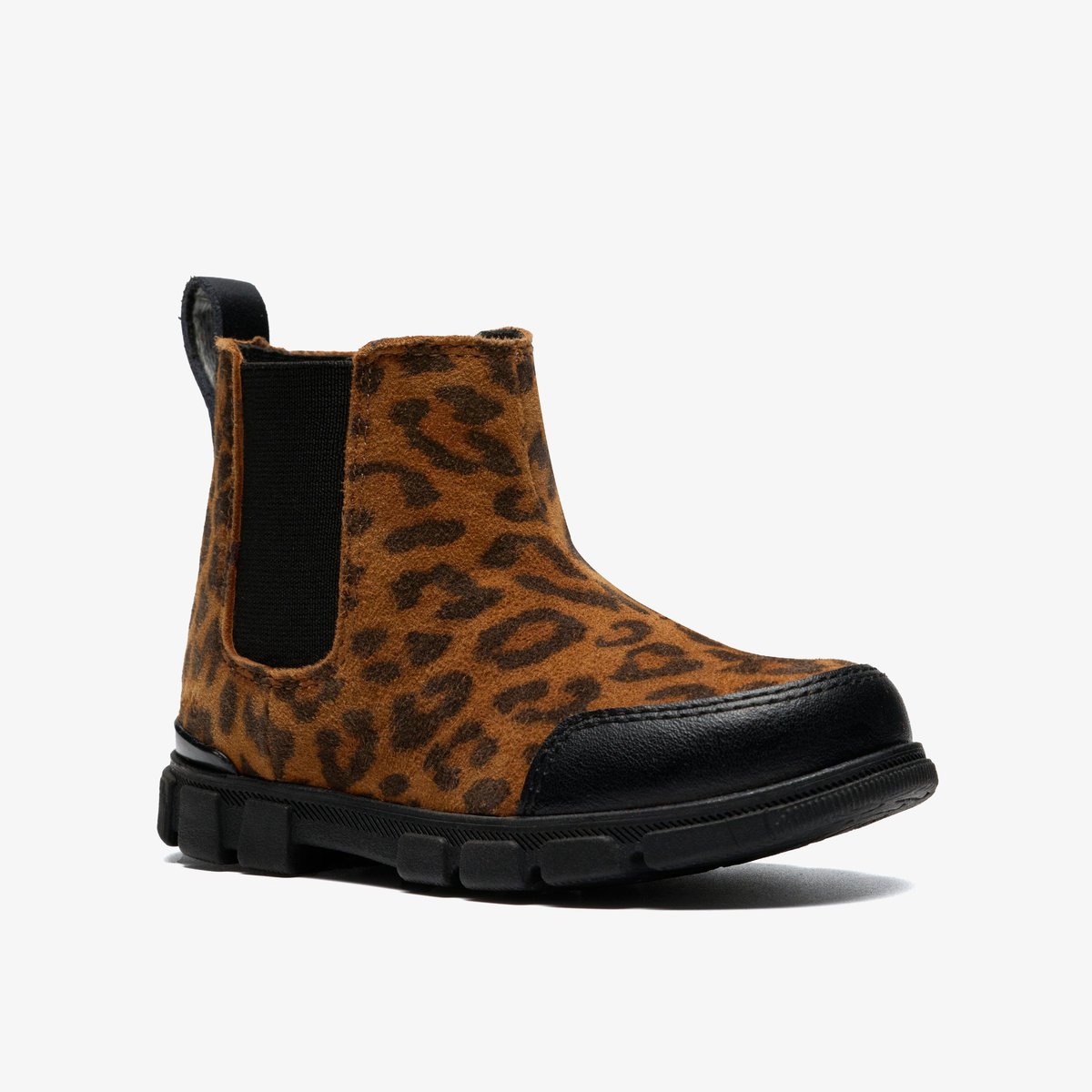 Boots Cuir Coupe Large EVYN CHELSEA T marron, CLARKS