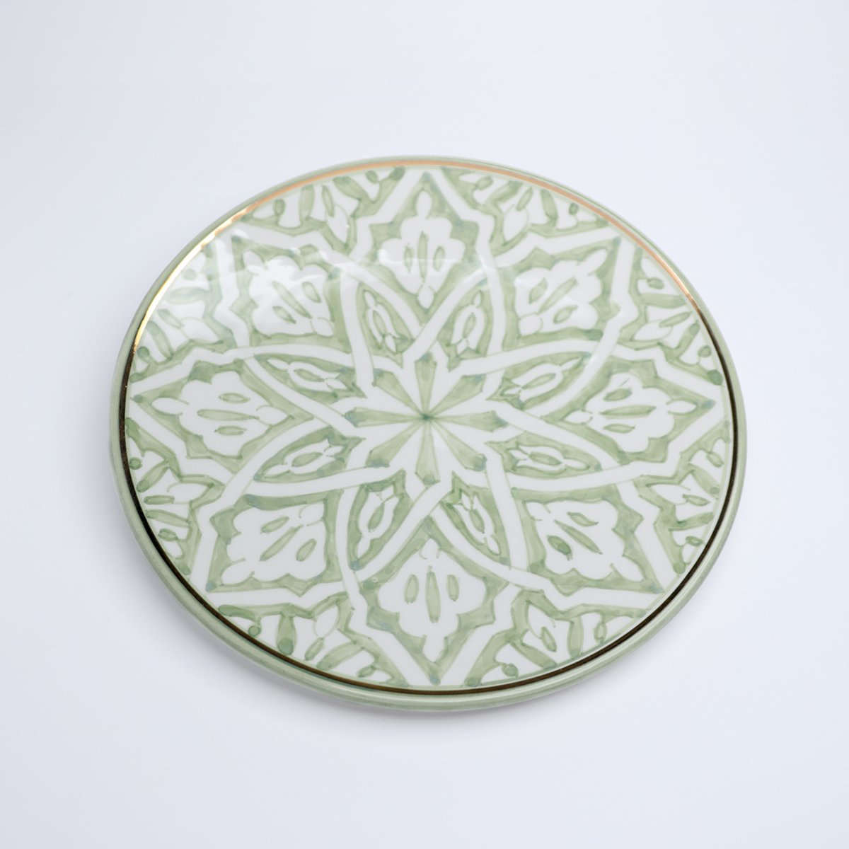 Assiette FASSIA vert mint, CHABI CHIC