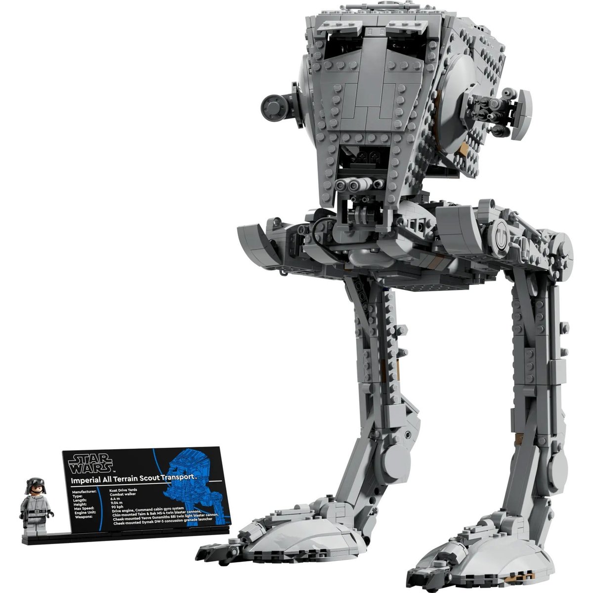 LEGO Star Wars - Le marcheur AT-ST UCS - 75417 gris, LEGO