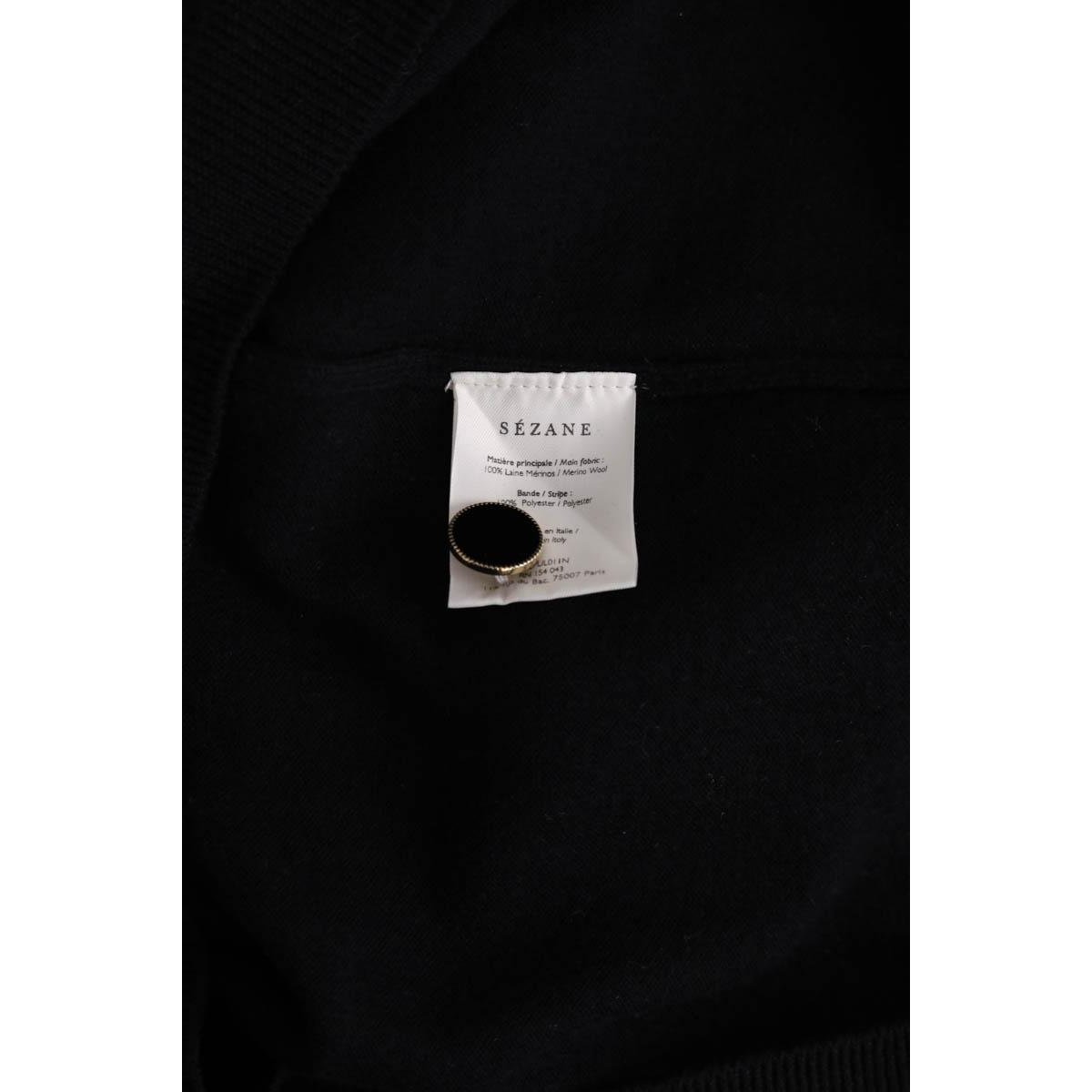 Pull - Très Bon État noir, SEZANE