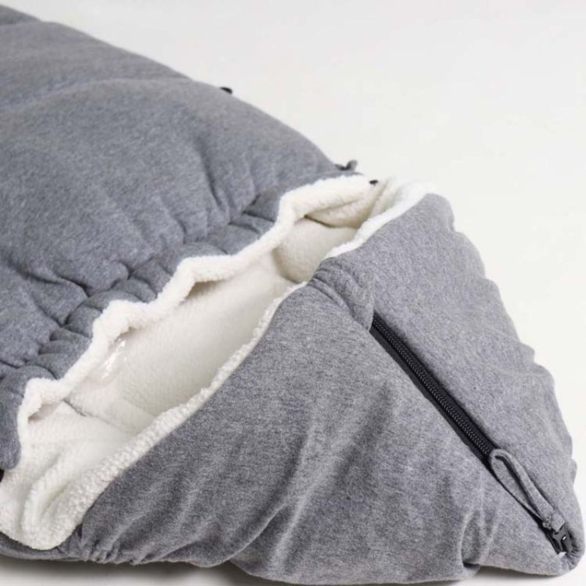 Chancelière universelle pour cosy Jersey Hood gris, blanc, KAISER