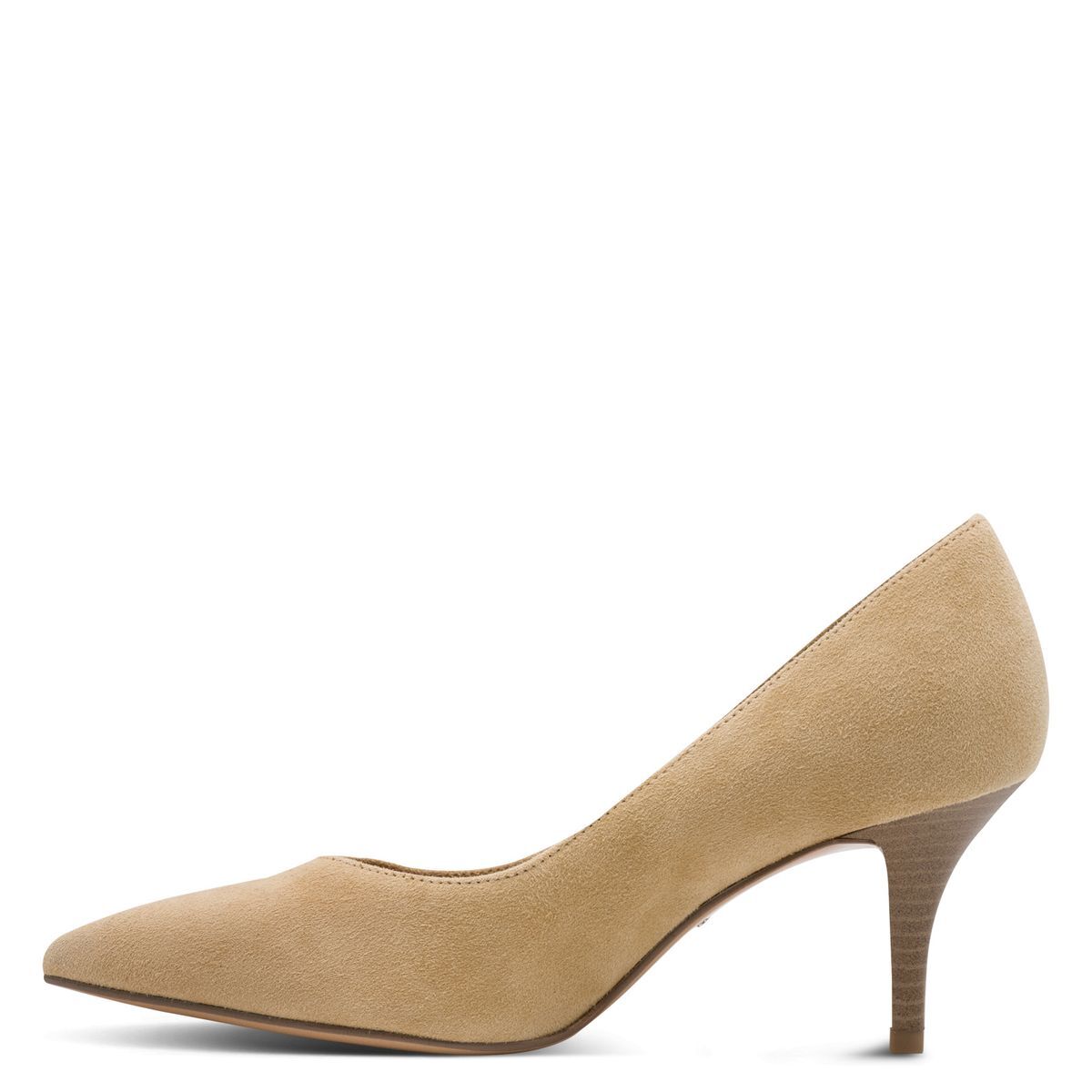 Escarpin en cuir beige ivoire camel, TAMARIS