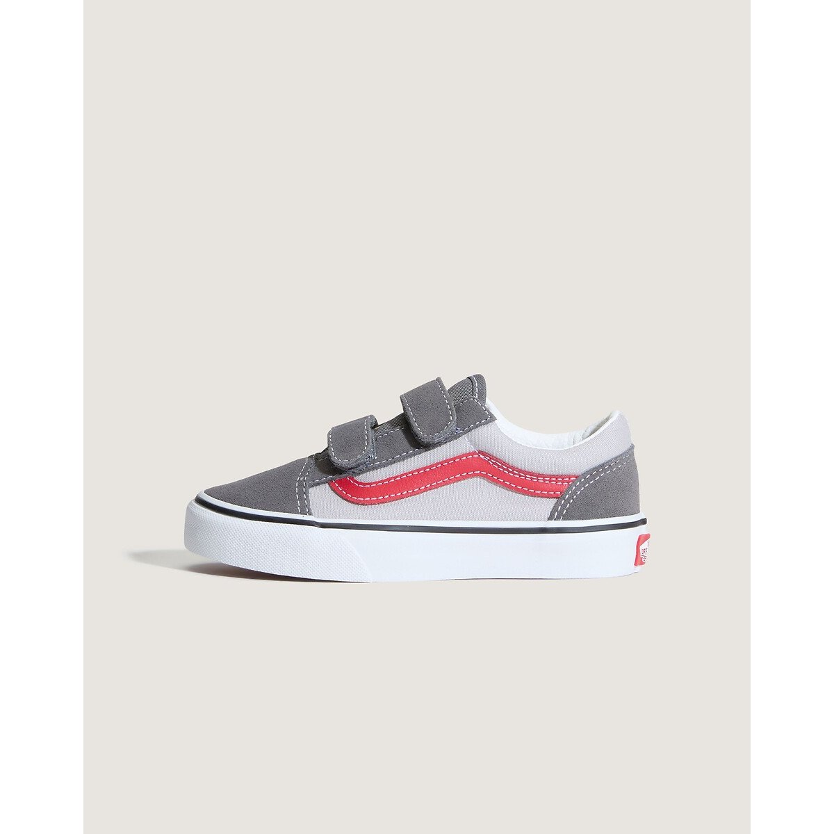Kids Leather Trainers grey, VANS