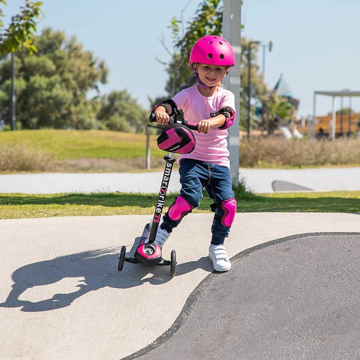 Scooter Smartrike T5 rose couleur unique, SMARTRIKE