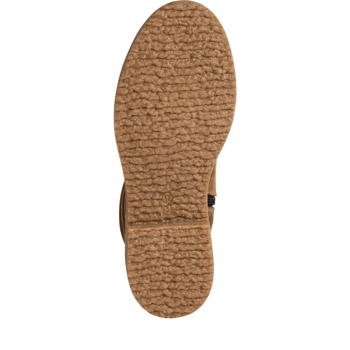 Bottes mi-hautes en cuir marron, TAMARIS