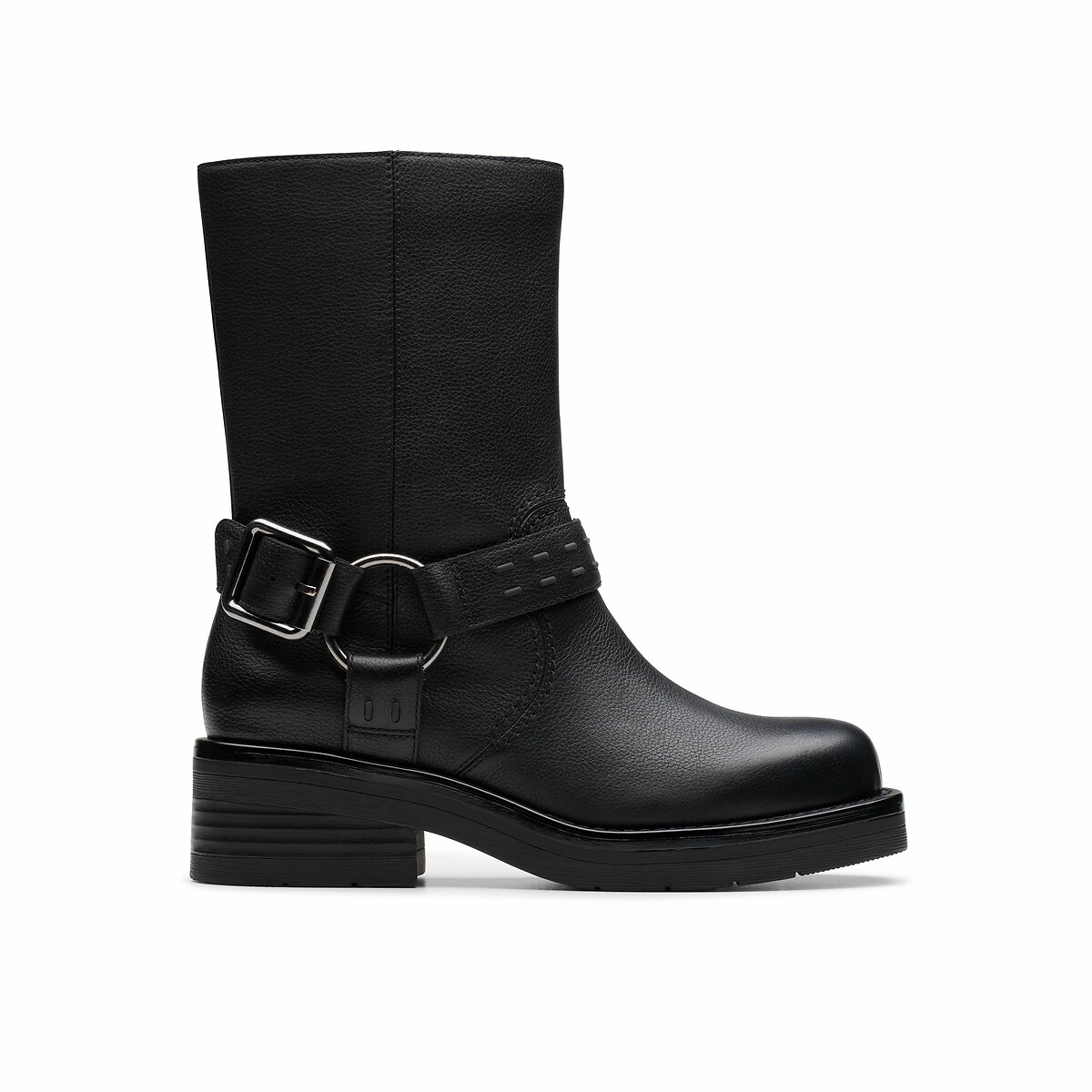 Rebelle Up Biker Boots in Leather black, CLARKS