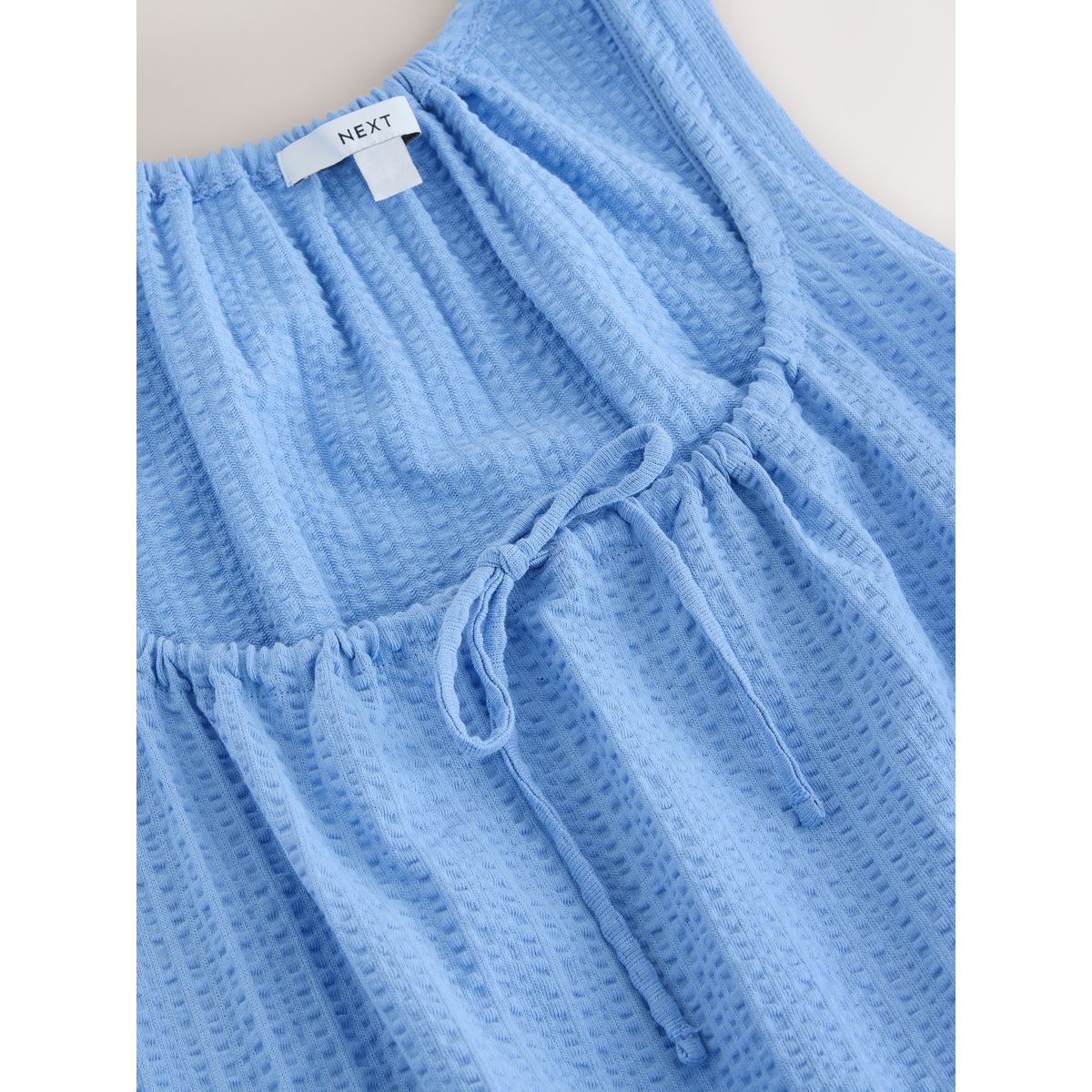 Mini robe d'été en jersey sans manches bleu bleuet, NEXT