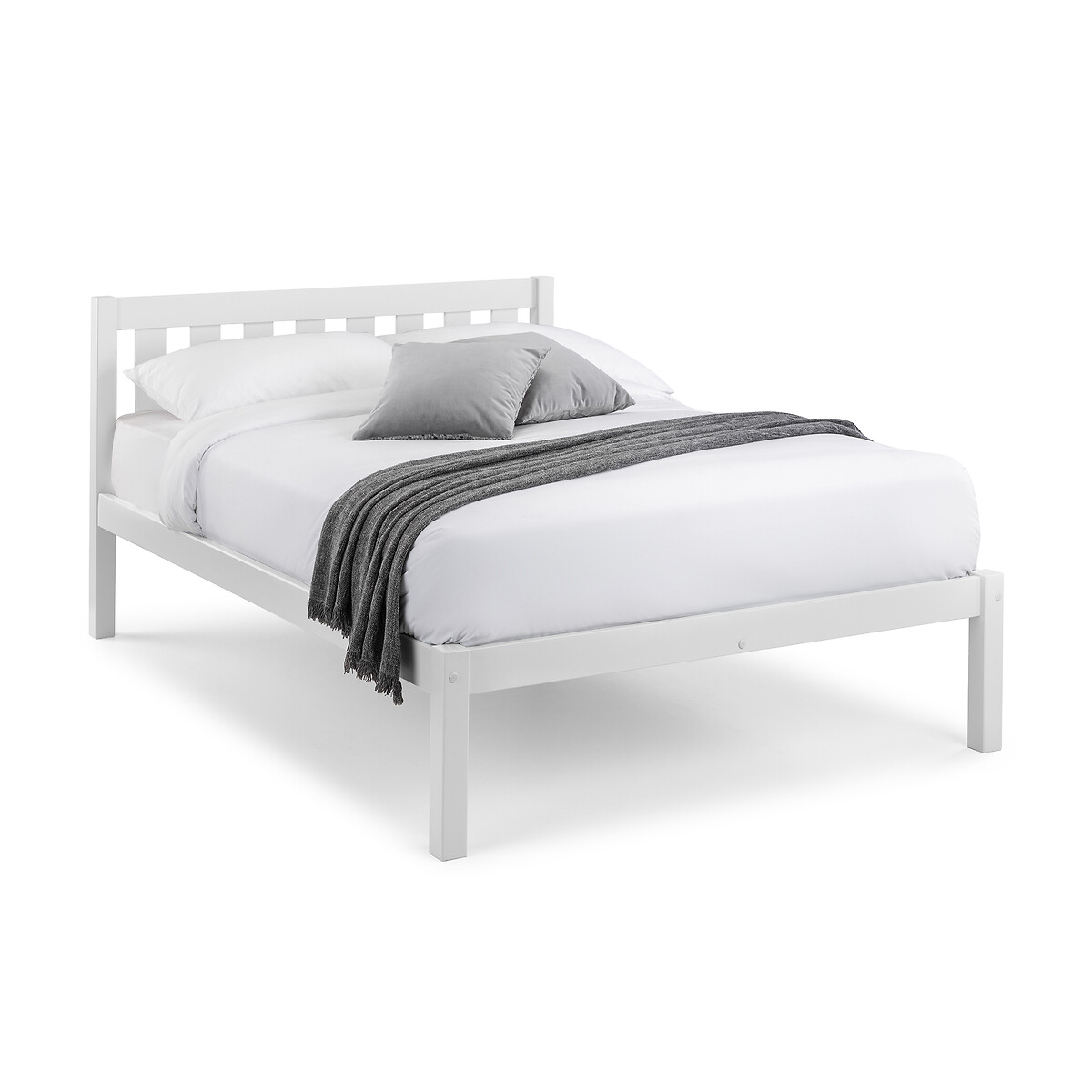 Lara Pine Bed ecru , SO'HOME