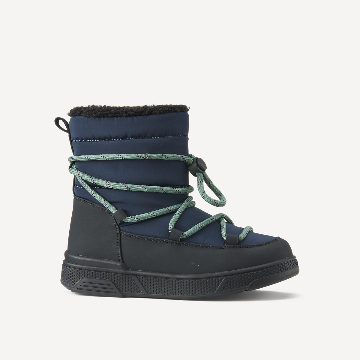 Boots de neige après-ski bleu marine, LA REDOUTE COLLECTIONS