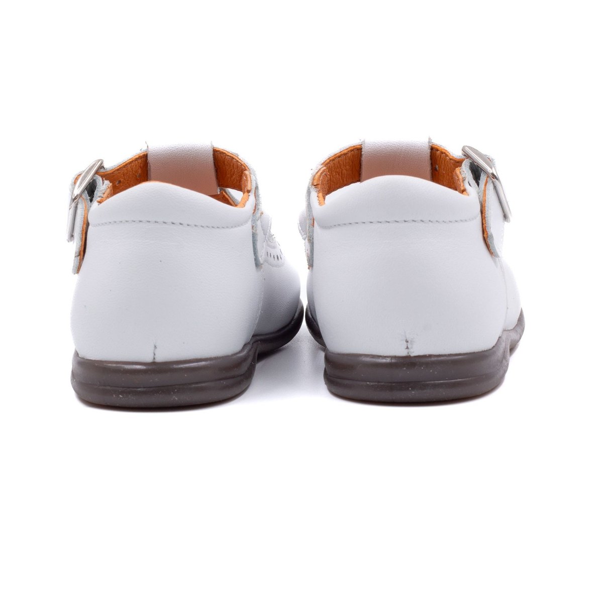 Chaussures en cuir pour premiers pas - BONI MAX blanche, BONI&SIDONIE