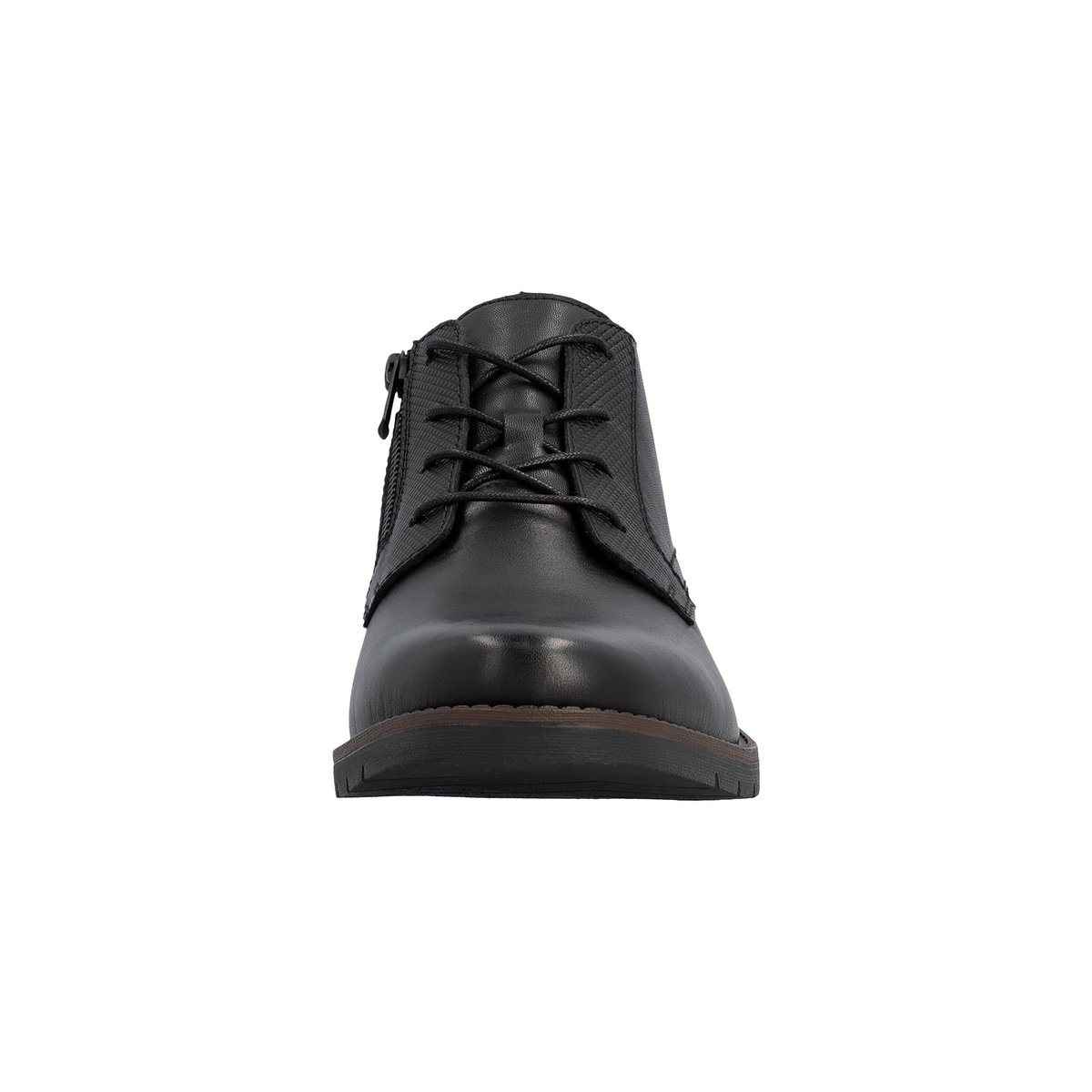 Moccassin Cuir Clarino noir, RIEKER