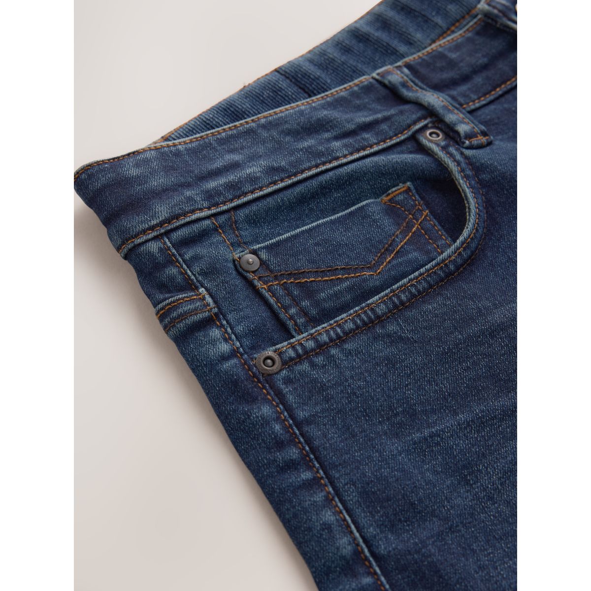 Jean motionflex avec taille élastique bleu moyen, NEXT